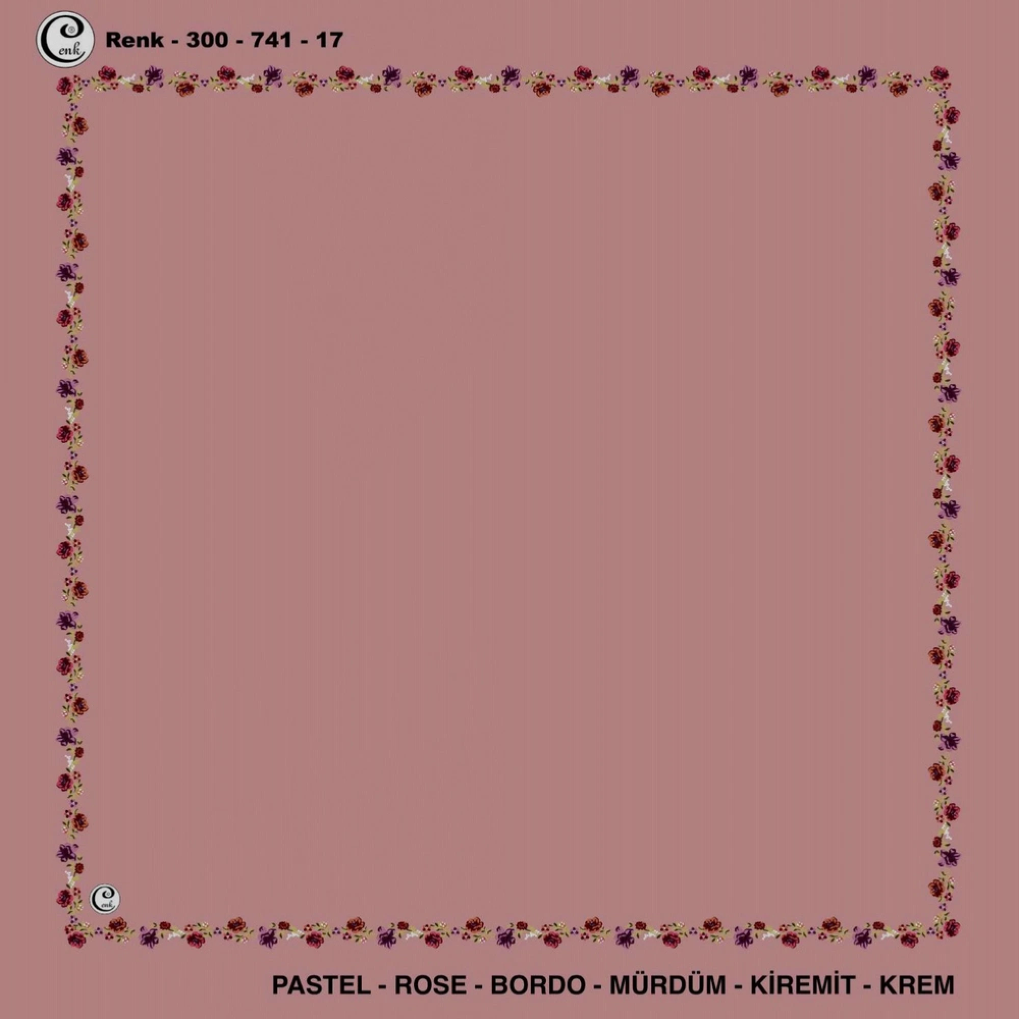 Cenk İçi Boş Oyalık Yazma (100 Cm) 741-17