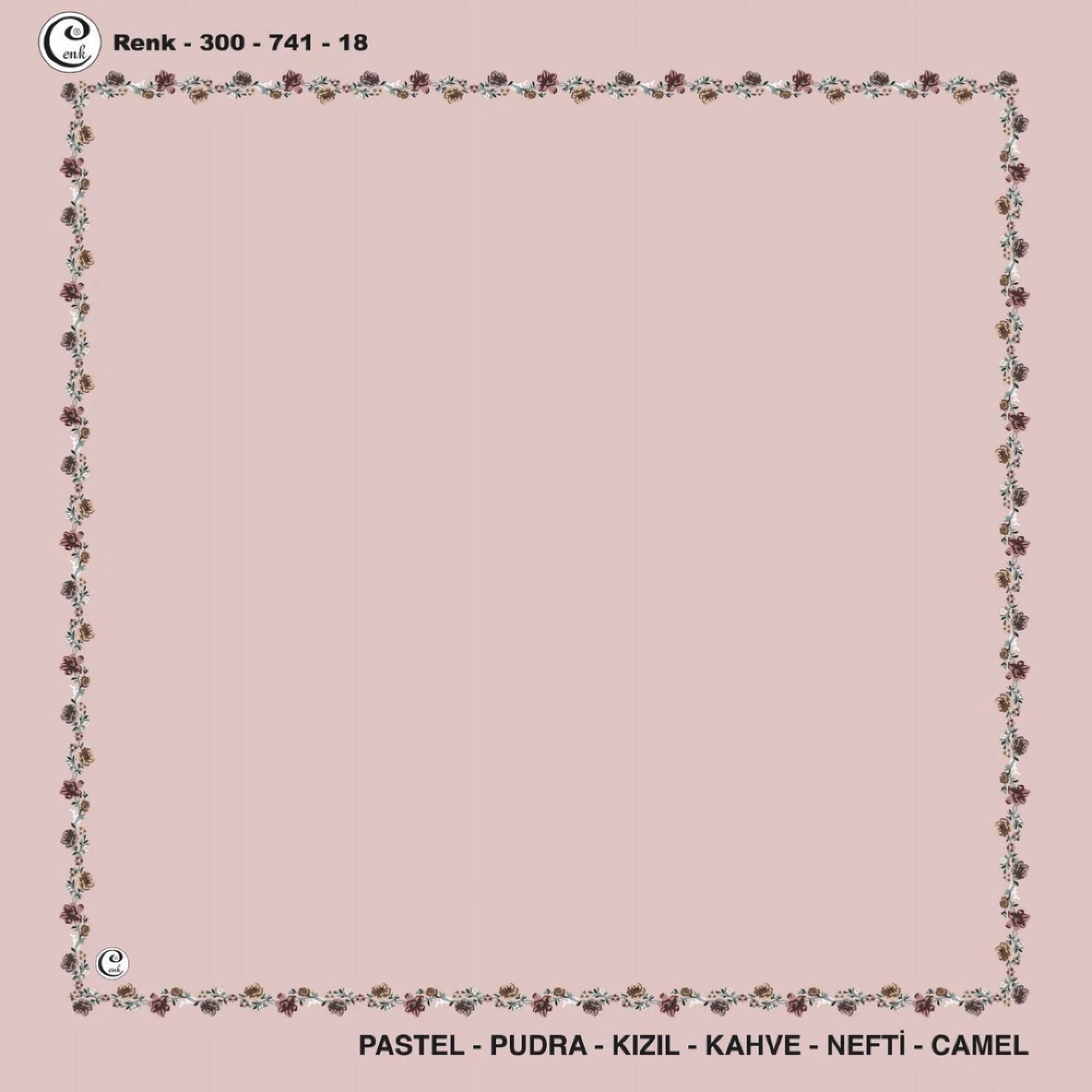 Cenk İçi Boş Oyalık Yazma (100 Cm) 741-18