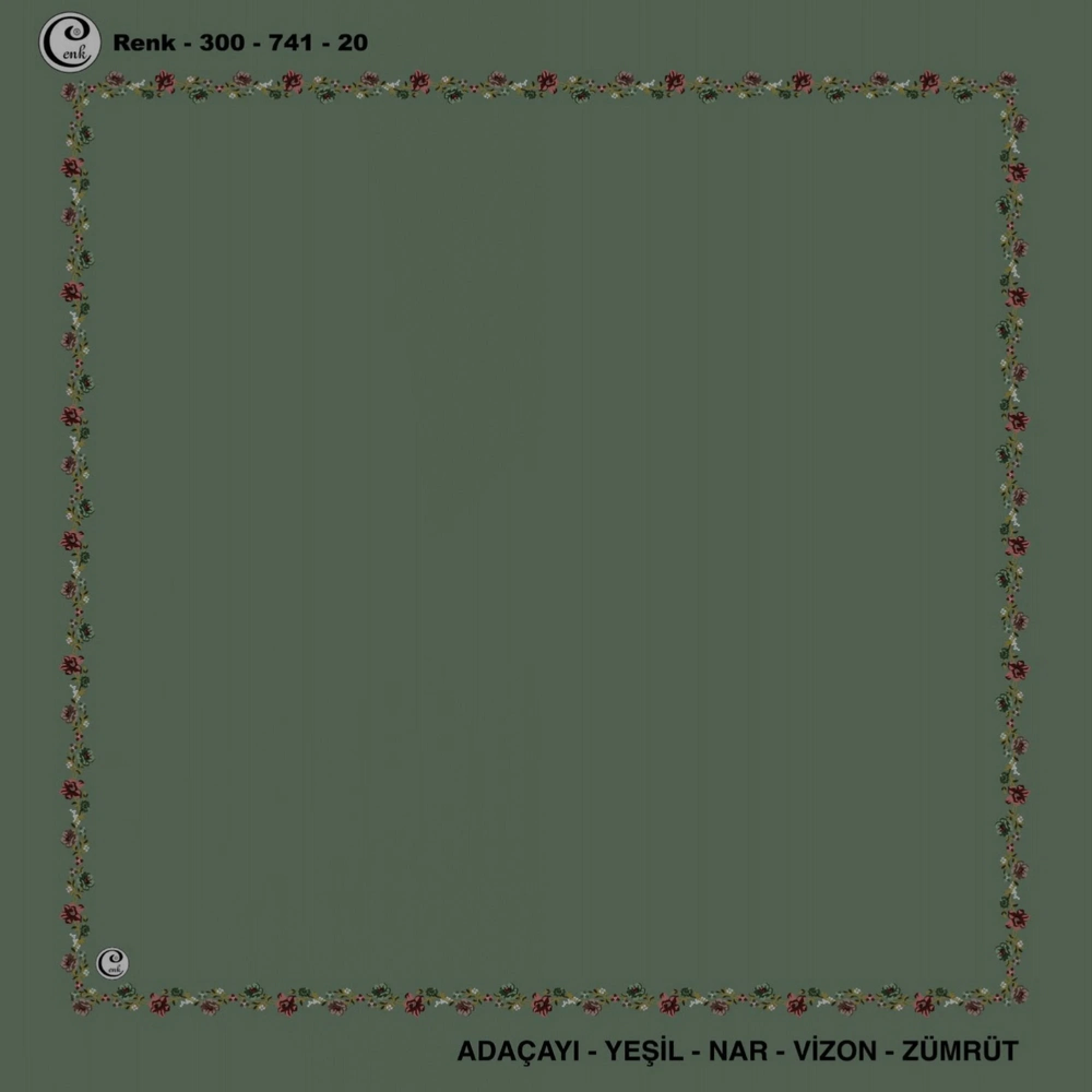 Cenk İçi Boş Oyalık Yazma (100 Cm) 741-20