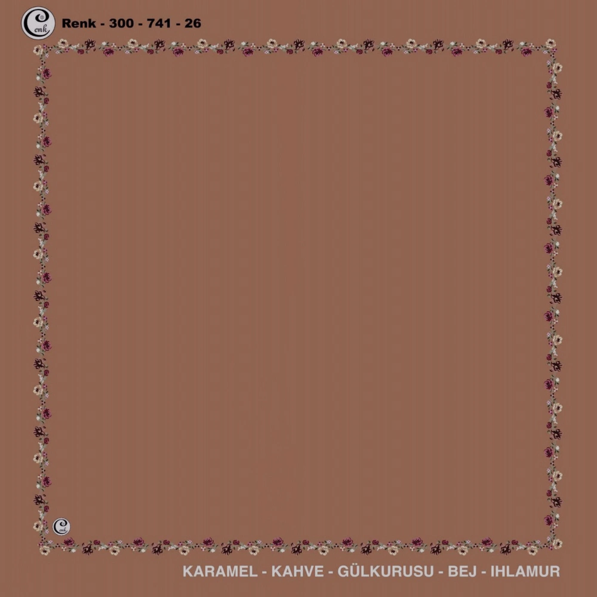 Cenk İçi Boş Oyalık Yazma (100 Cm) 741-26