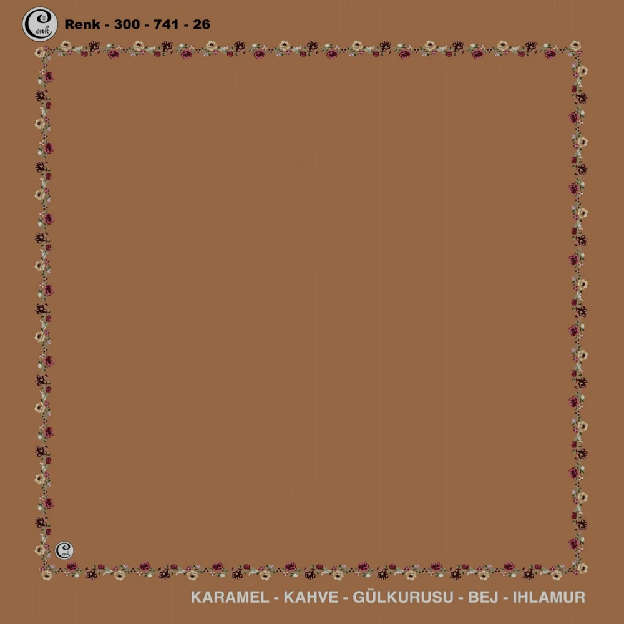 Cenk İçi Boş Oyalık Yazma (100 Cm) 741-26