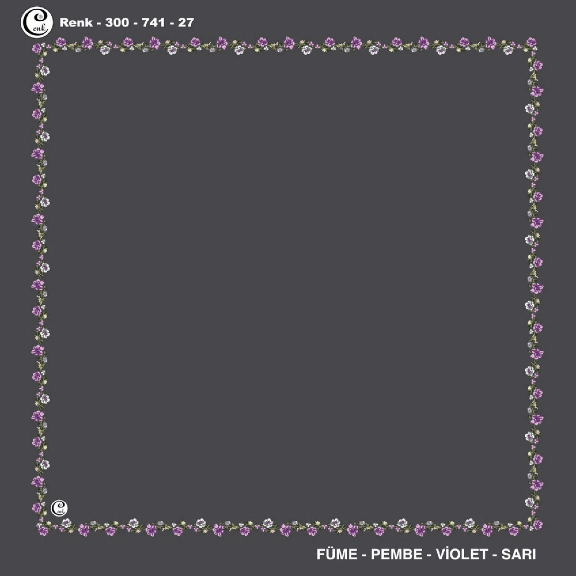 Cenk İçi Boş Oyalık Yazma (100 Cm) 741-27