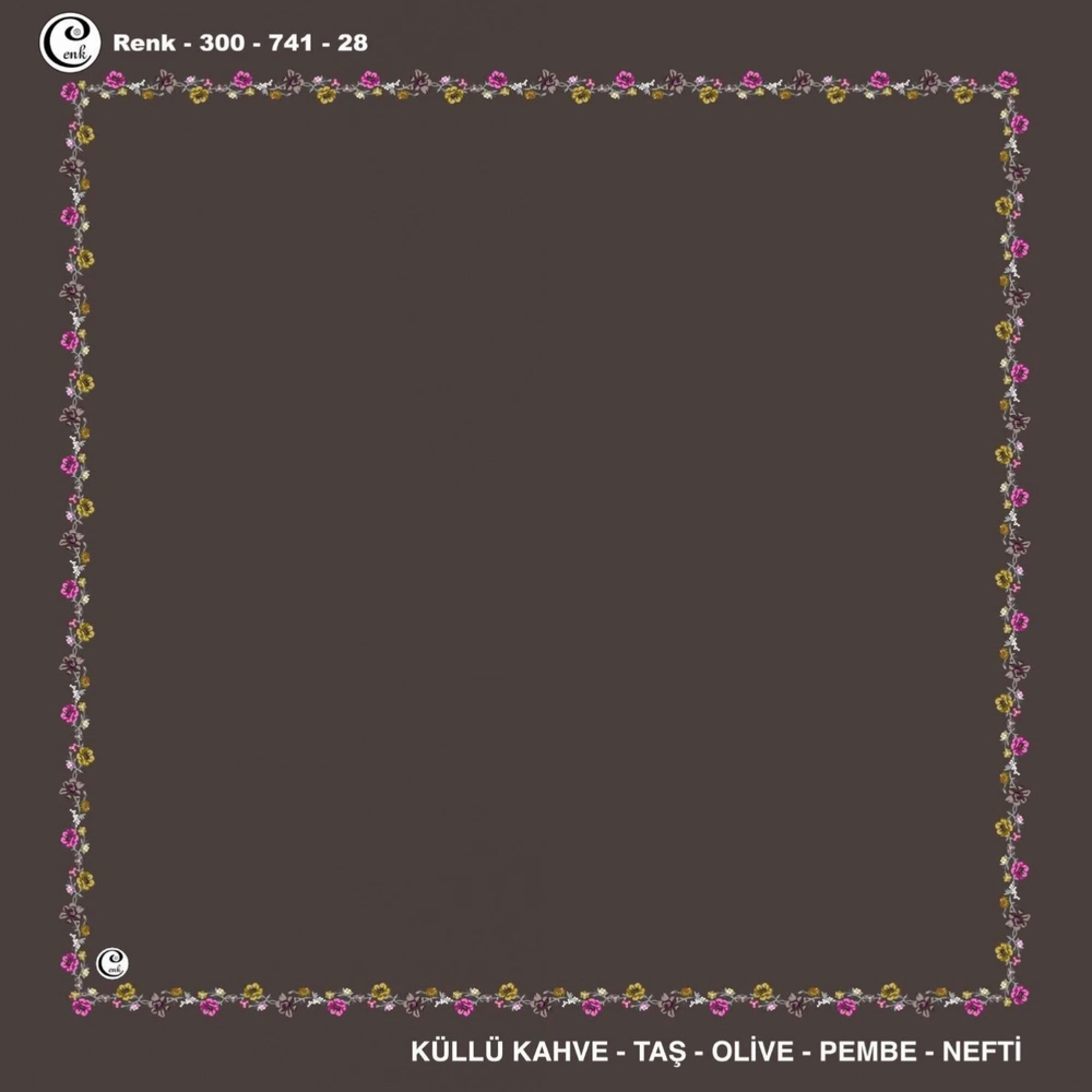 Cenk İçi Boş Oyalık Yazma (100 Cm) 741-28