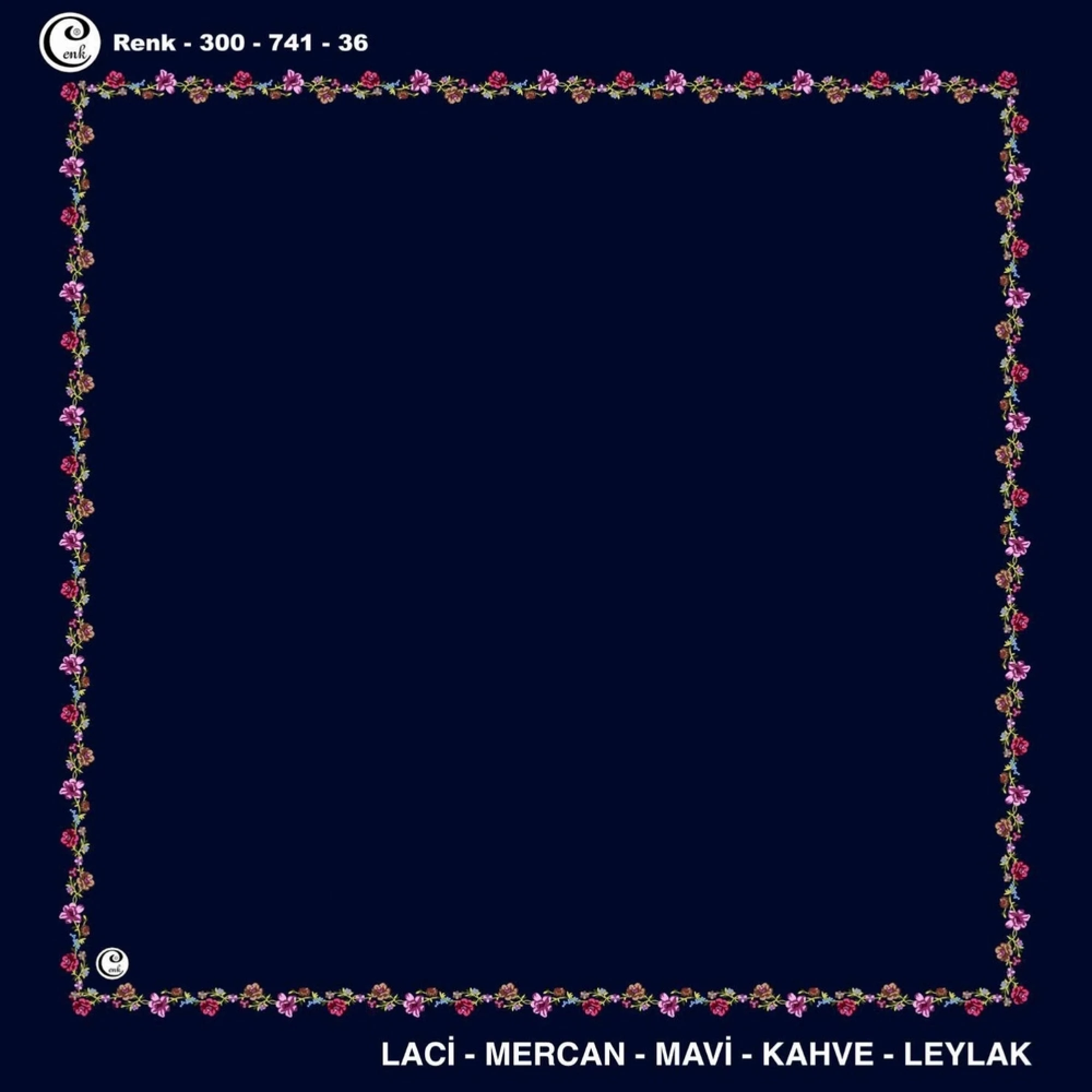 Cenk İçi Boş Oyalık Yazma (100 Cm) 741-36