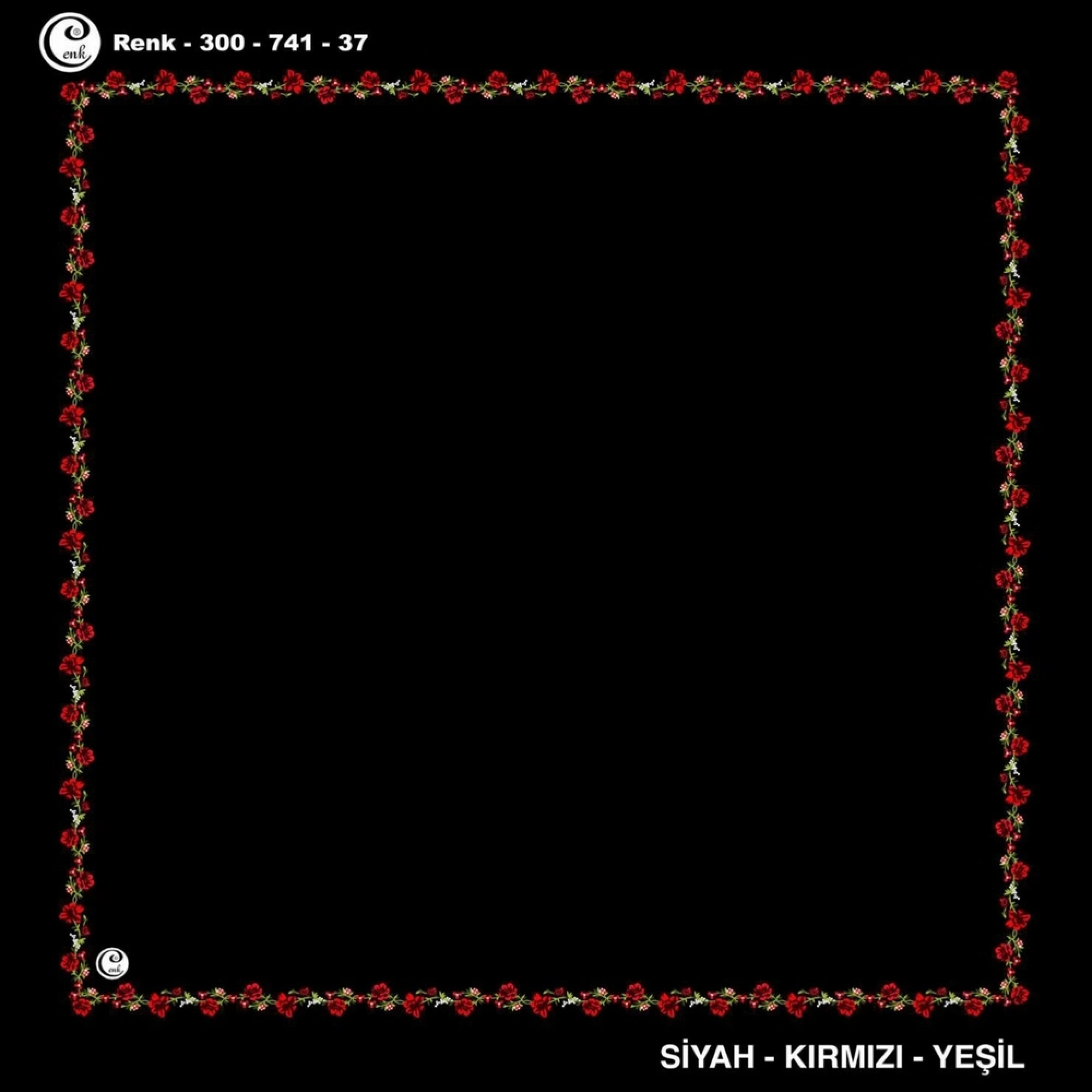 Cenk İçi Boş Oyalık Yazma (100 Cm) 741-37