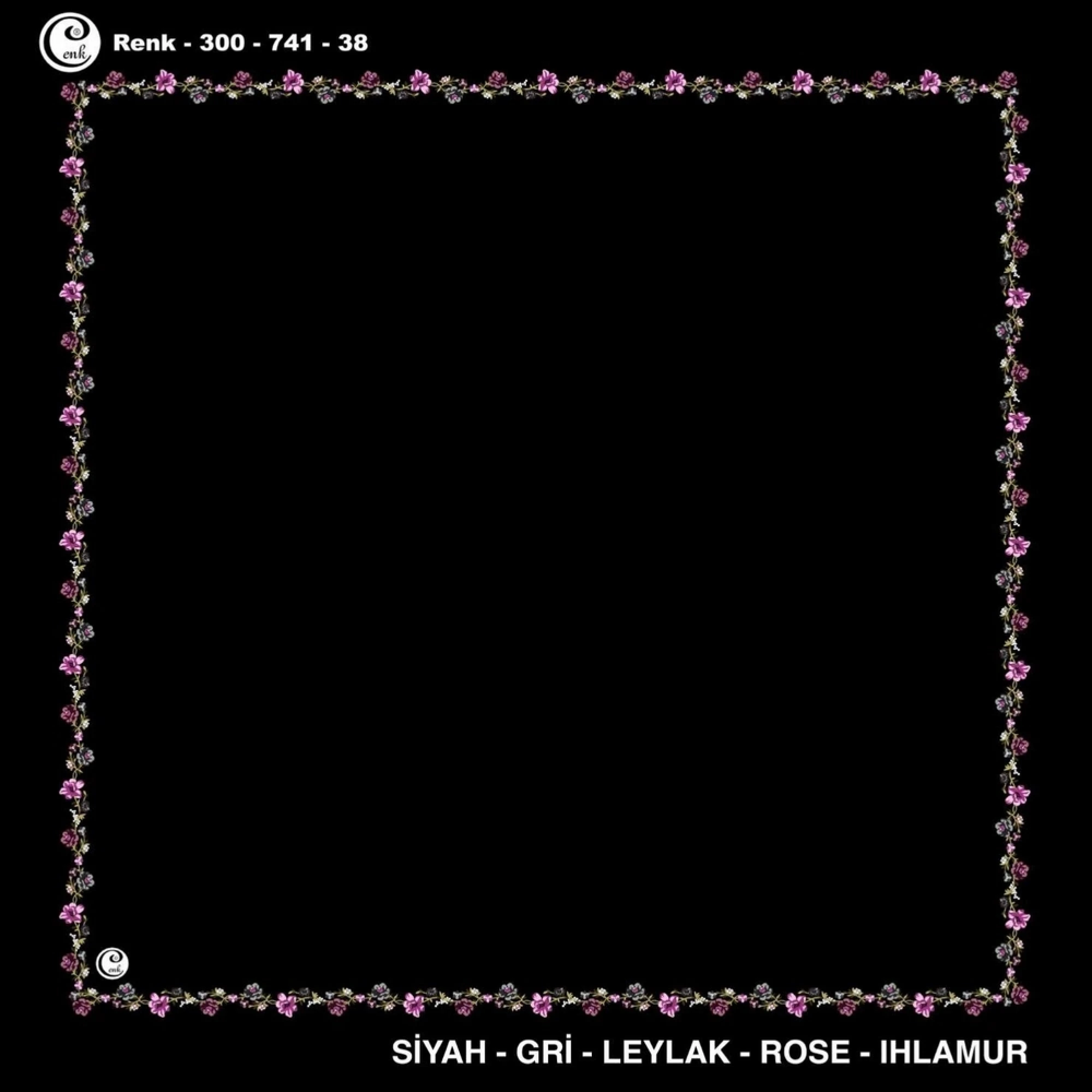 Cenk İçi Boş Oyalık Yazma (100 Cm) 741-38
