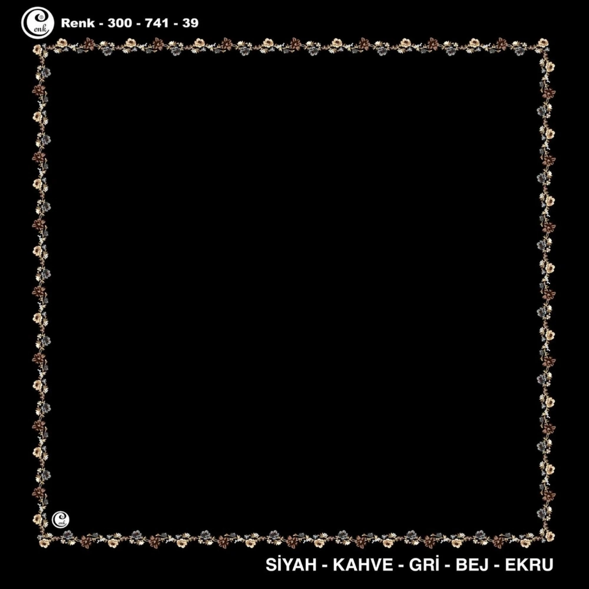 Cenk İçi Boş Oyalık Yazma (100 Cm) 741-39