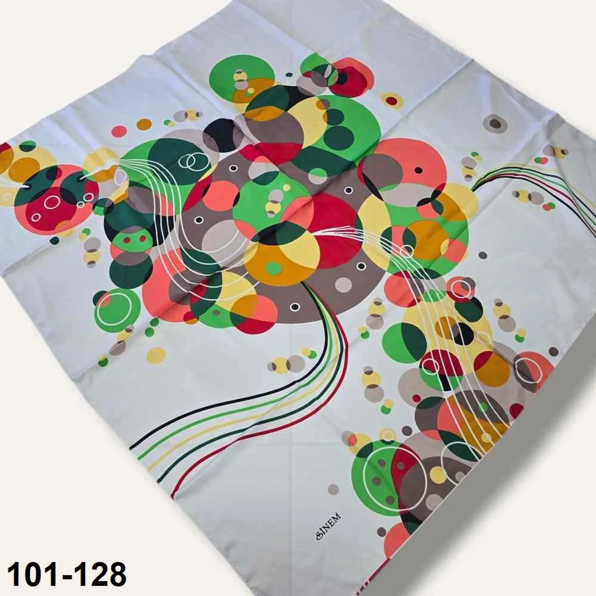 Desenli Rayon & Tivil Eşarp 101-128