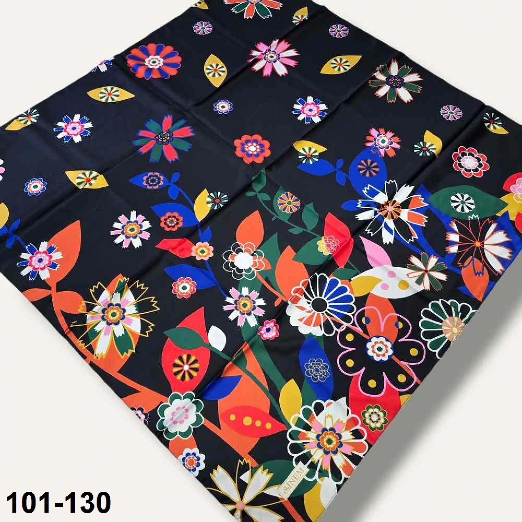 Desenli Rayon & Tivil Eşarp 101-130