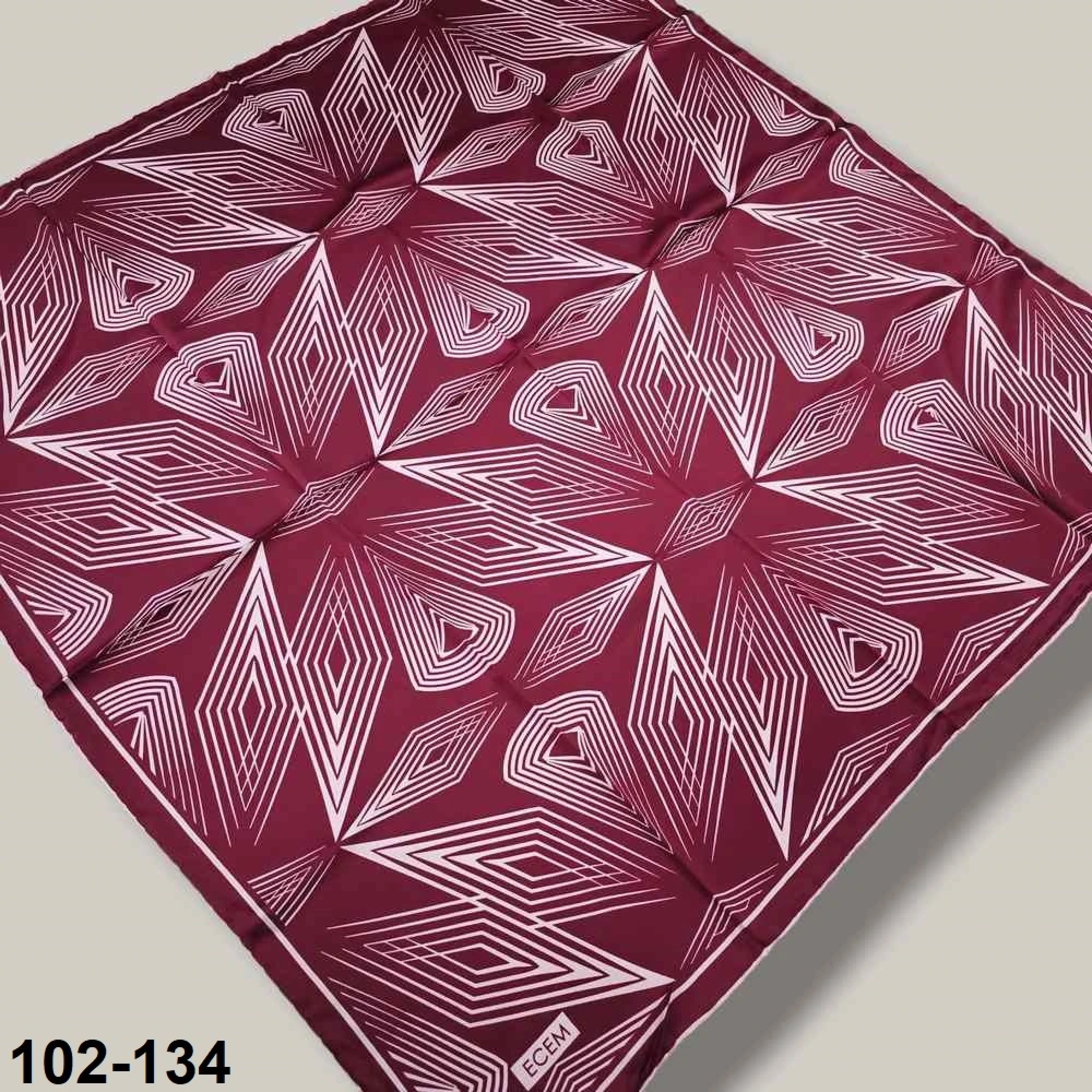 Desenli Rayon & Tivil Eşarp 102-134