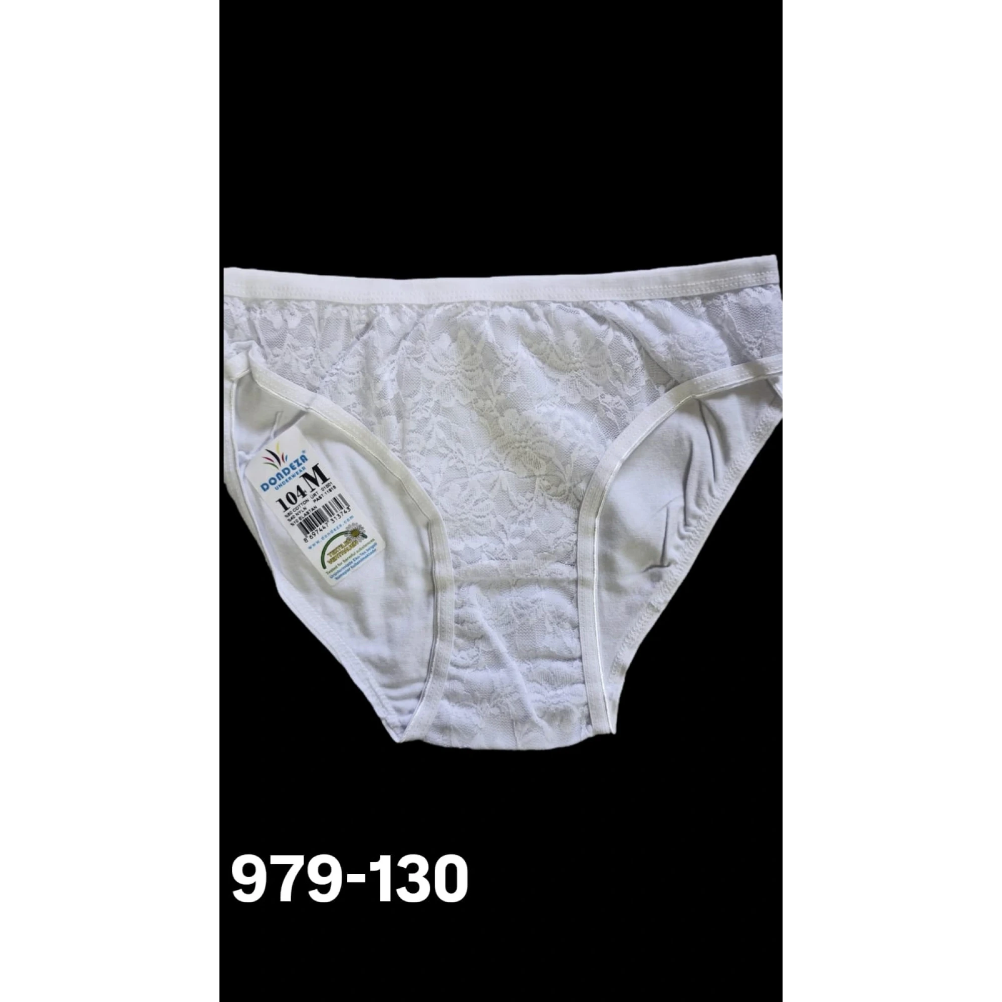 Dondeza Lüx Bayan Bikini Külot M Beden Ön Dantel (12 adet) 979-130