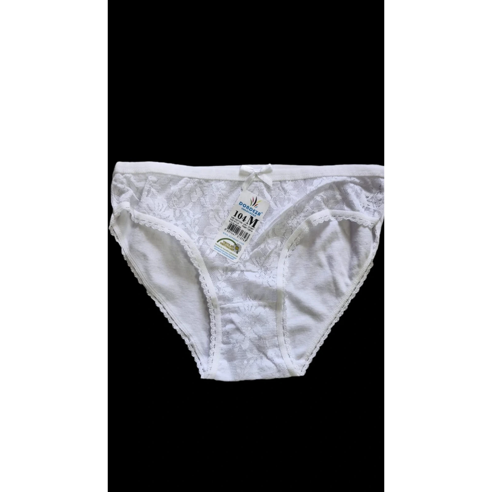 Dondeza Lüx Bayan Bikini Külot M Beden Ön Dantel (6 adet) 979-128