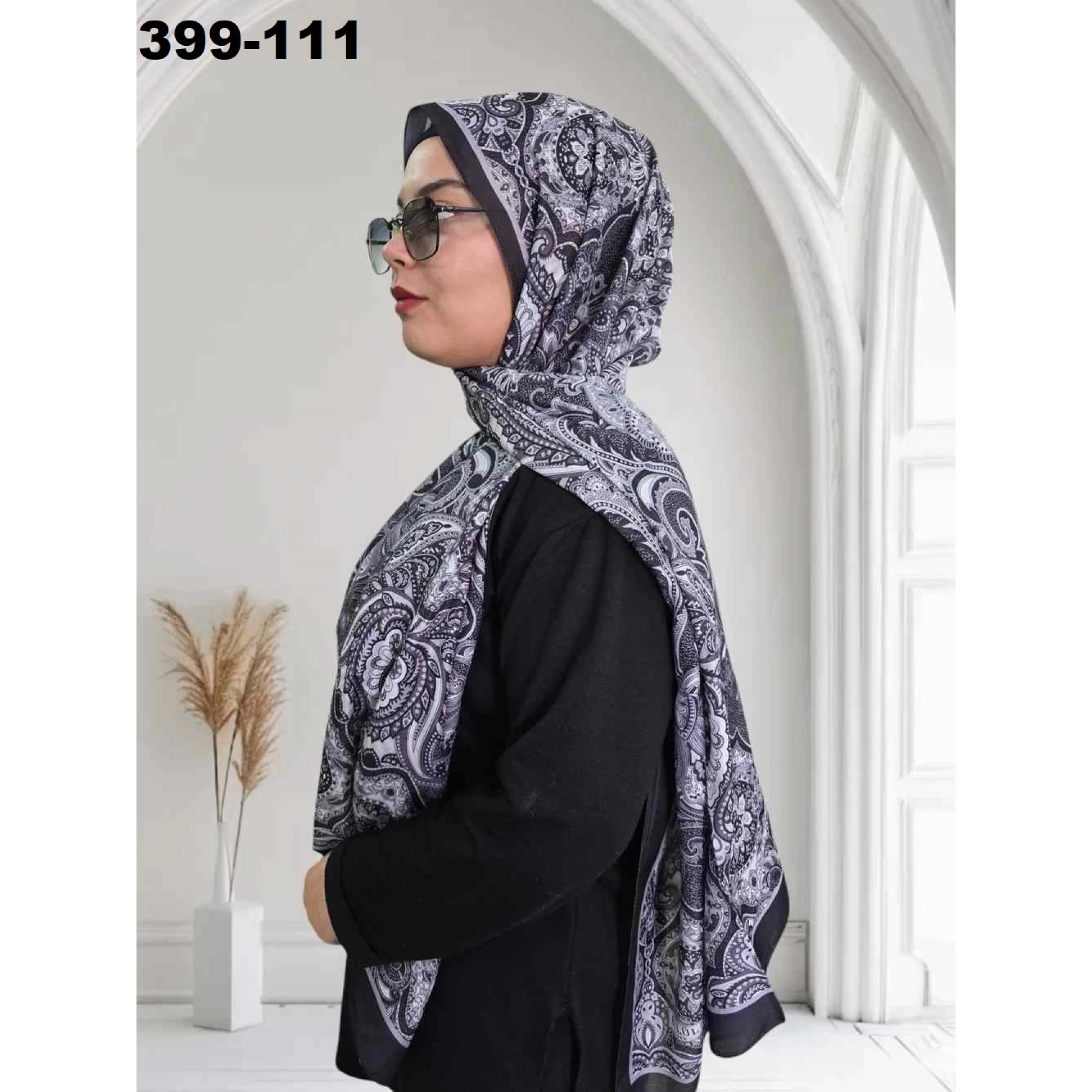 Eylül İpek Etnik Desen Soft Şal 399-111
