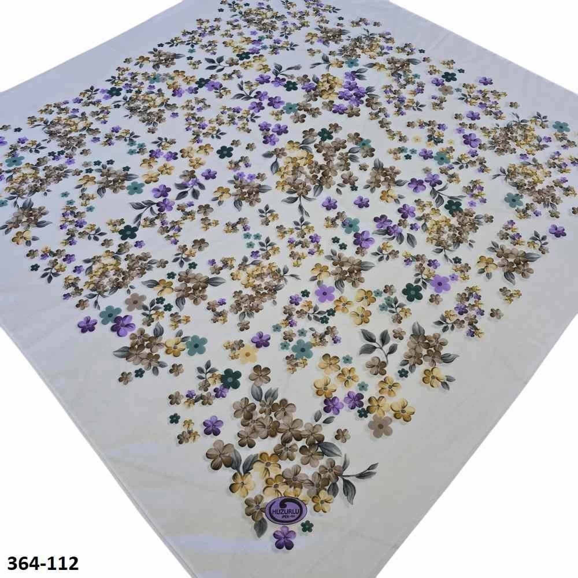 Huzurlu İpek Polyester Oyalık Yazma 364-112