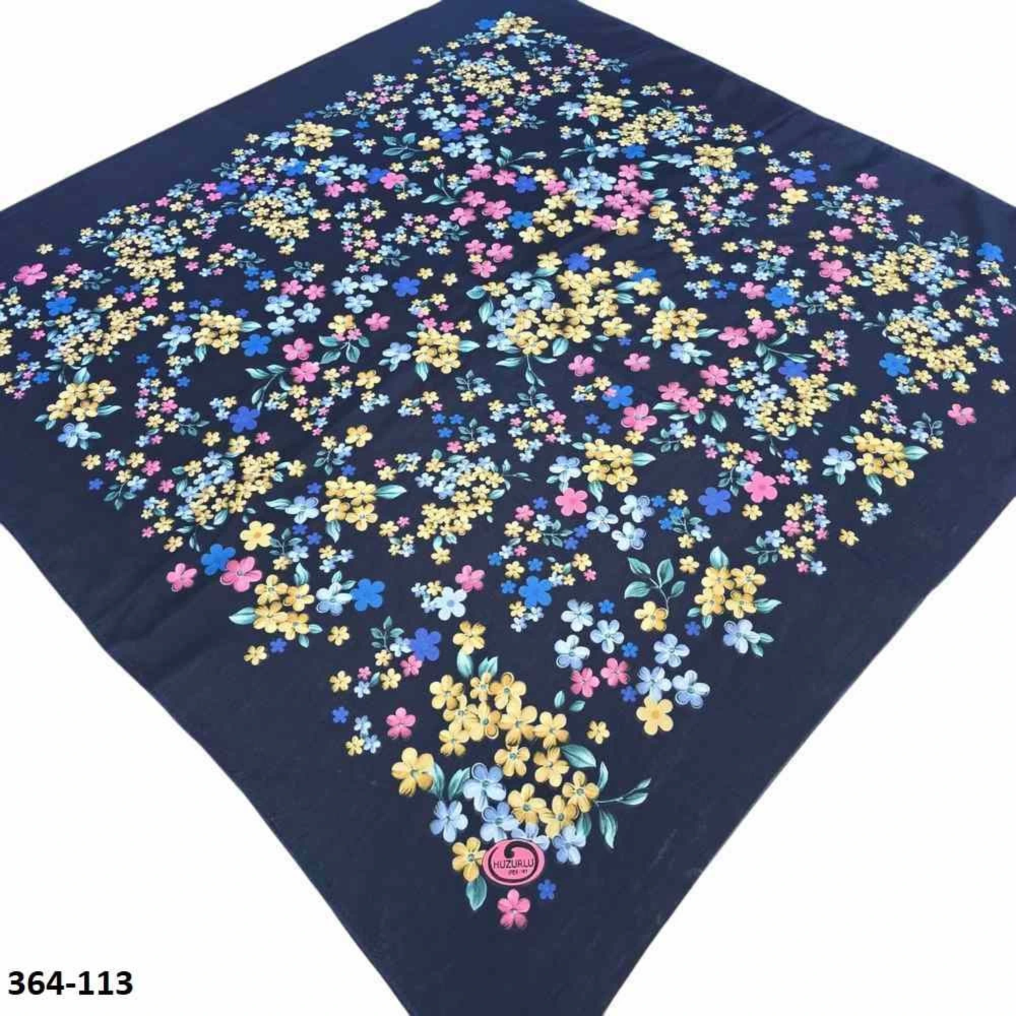 Huzurlu İpek Polyester Oyalık Yazma 364-113