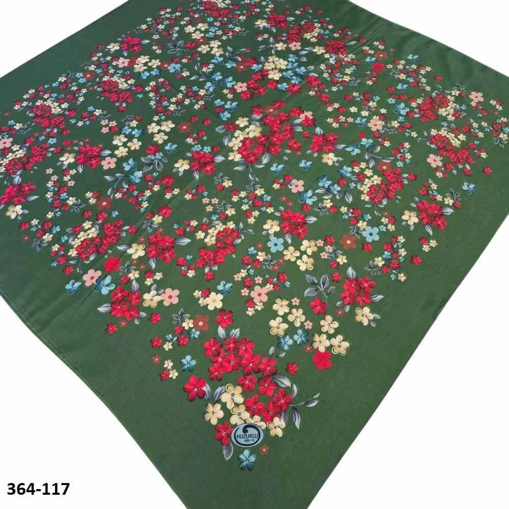 Huzurlu İpek Polyester Oyalık Yazma 364-117