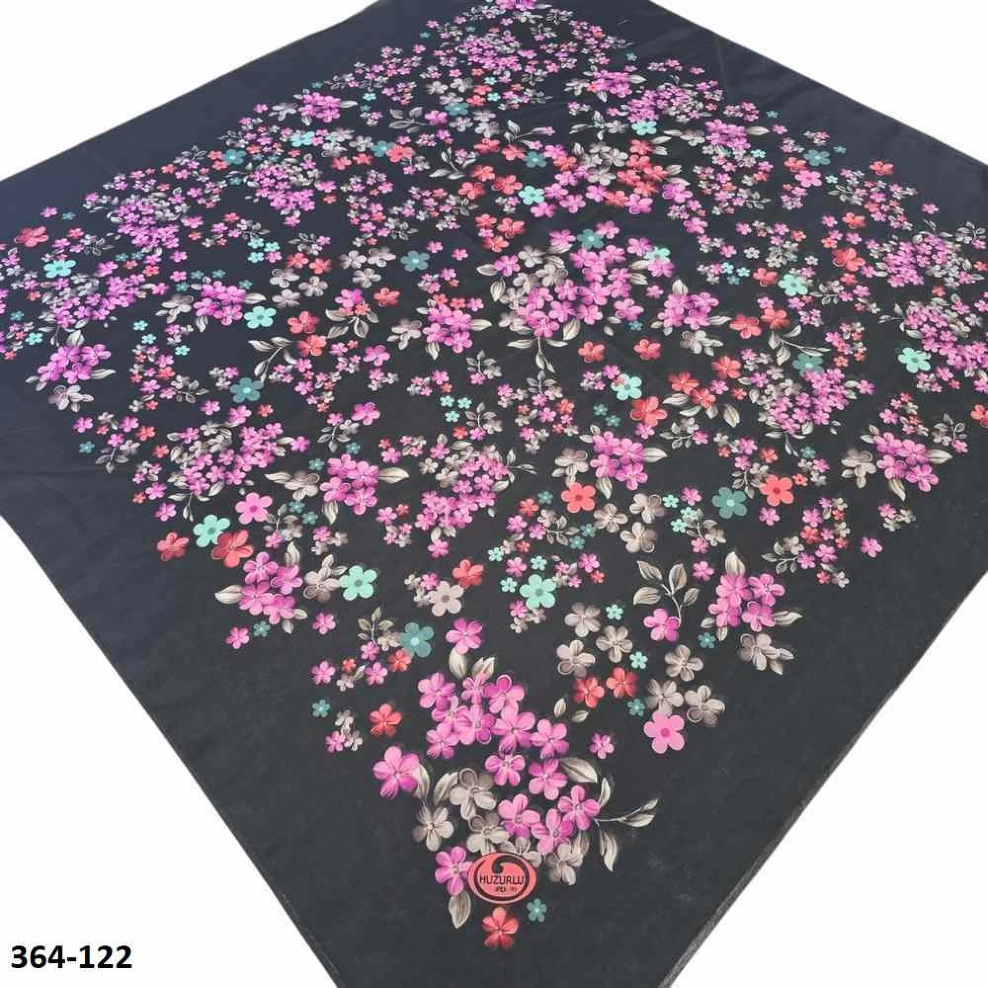 Huzurlu İpek Polyester Oyalık Yazma 364-122