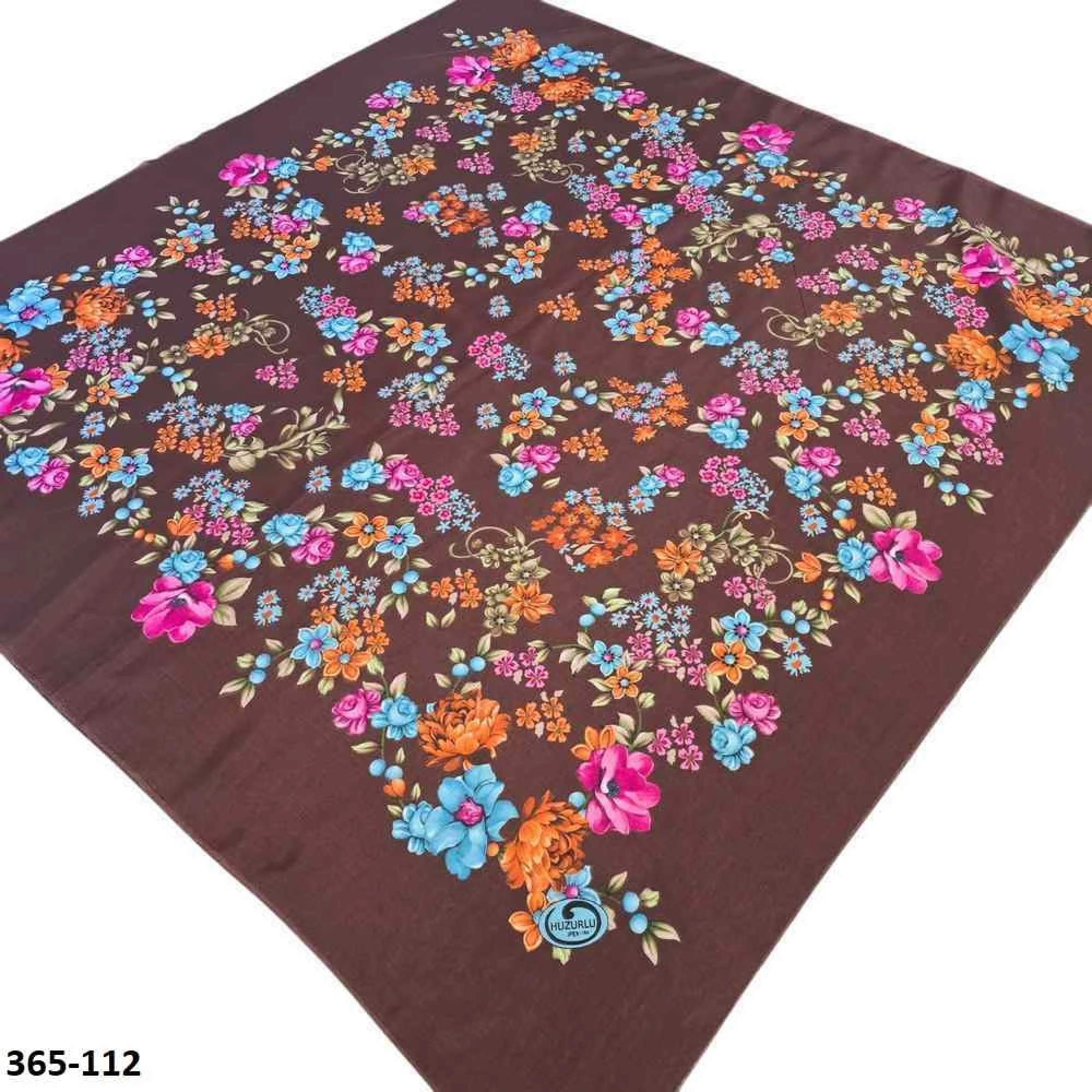 Huzurlu İpek Polyester Oyalık Yazma 365-112