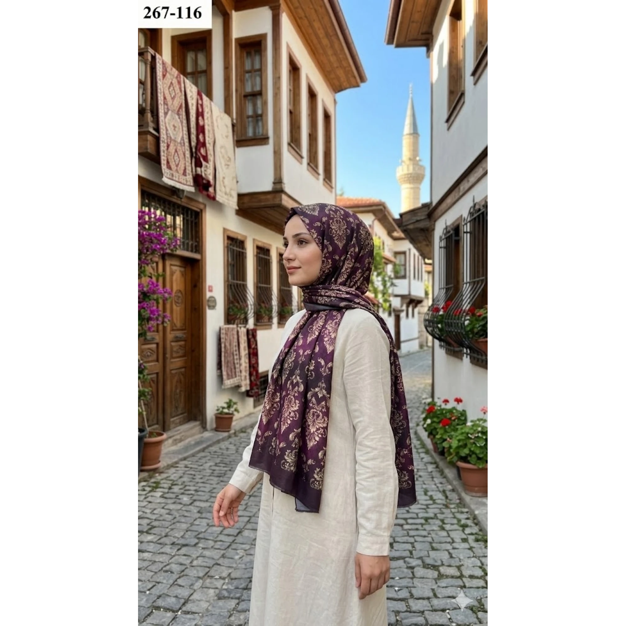 Locella Koza Soft Pamuk Şal 267-116