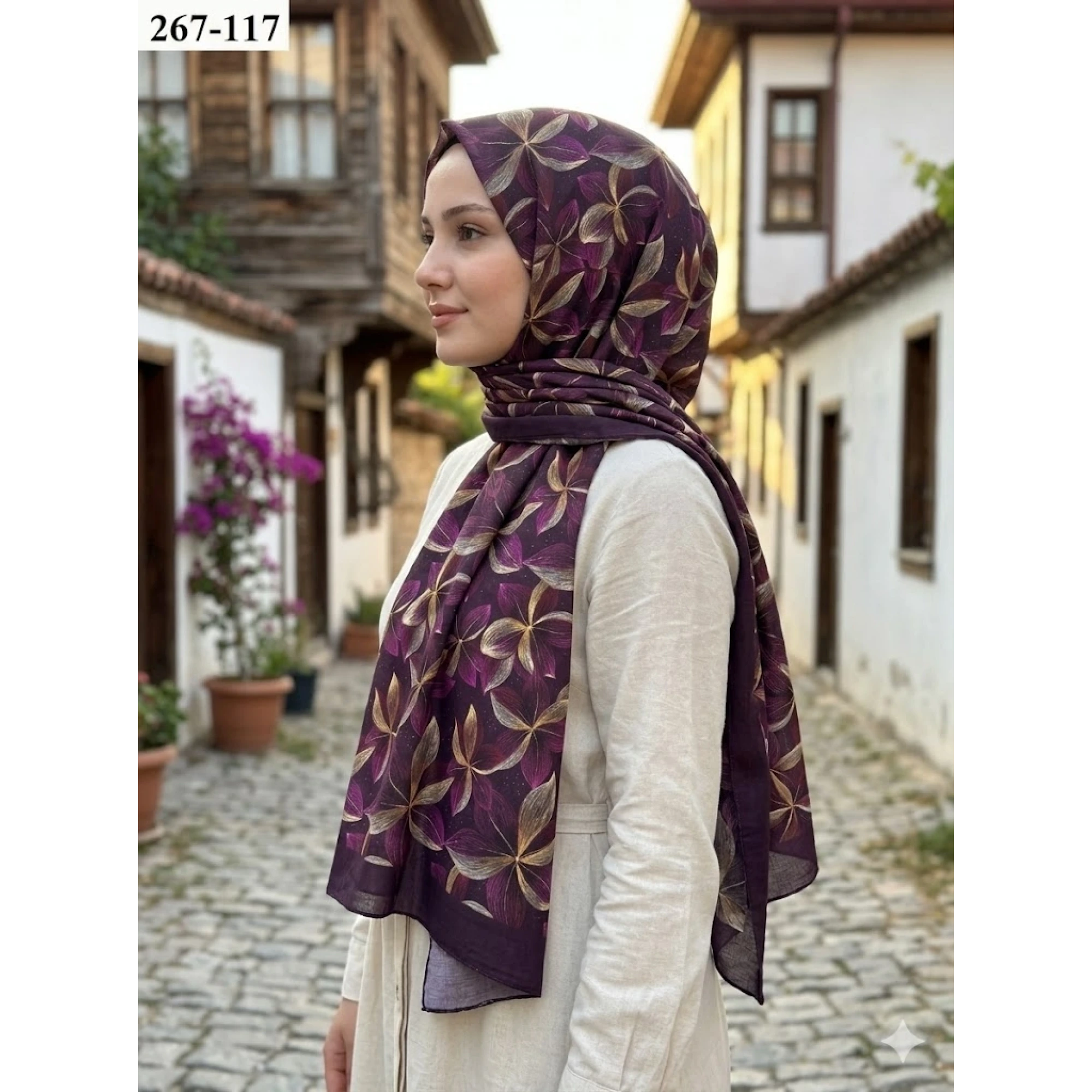 Locella Koza Soft Pamuk Şal 267-117