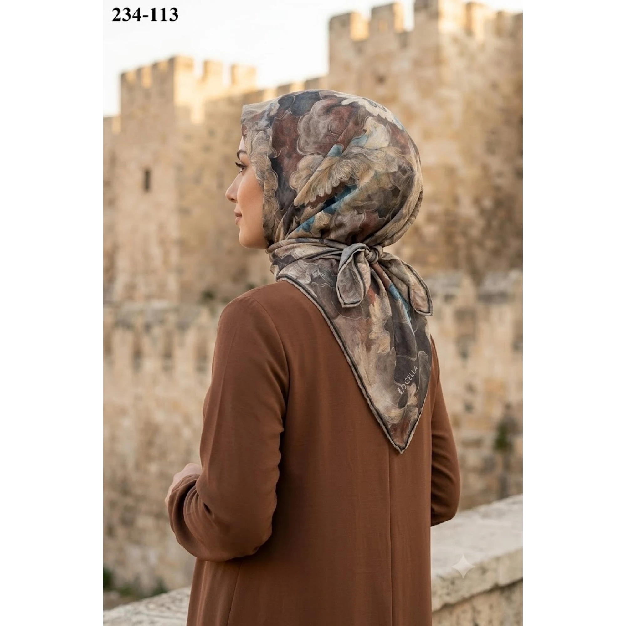 Locella Soft Pamuk Eşarp 234-113