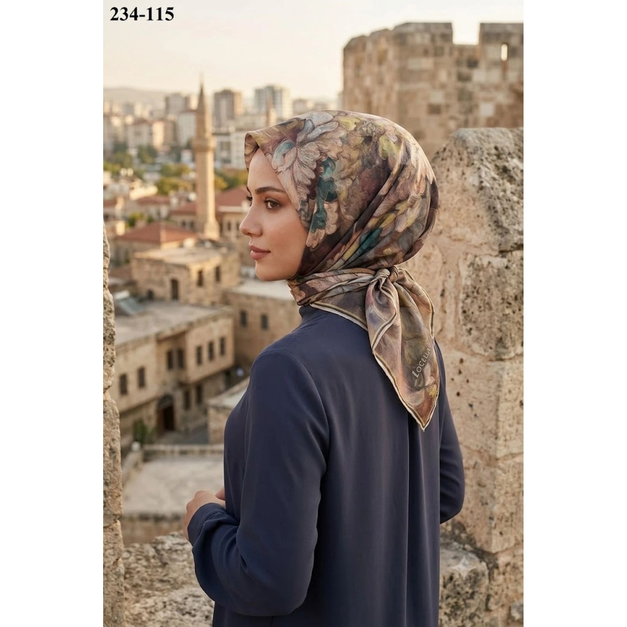 Locella Soft Pamuk Eşarp 234-115