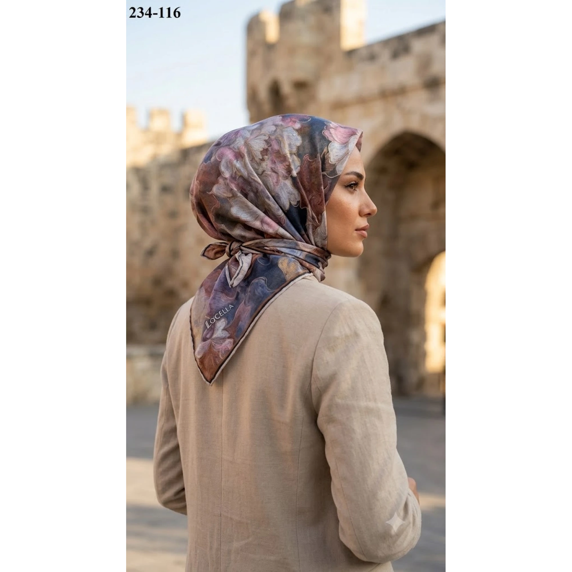 Locella Soft Pamuk Eşarp 234-116