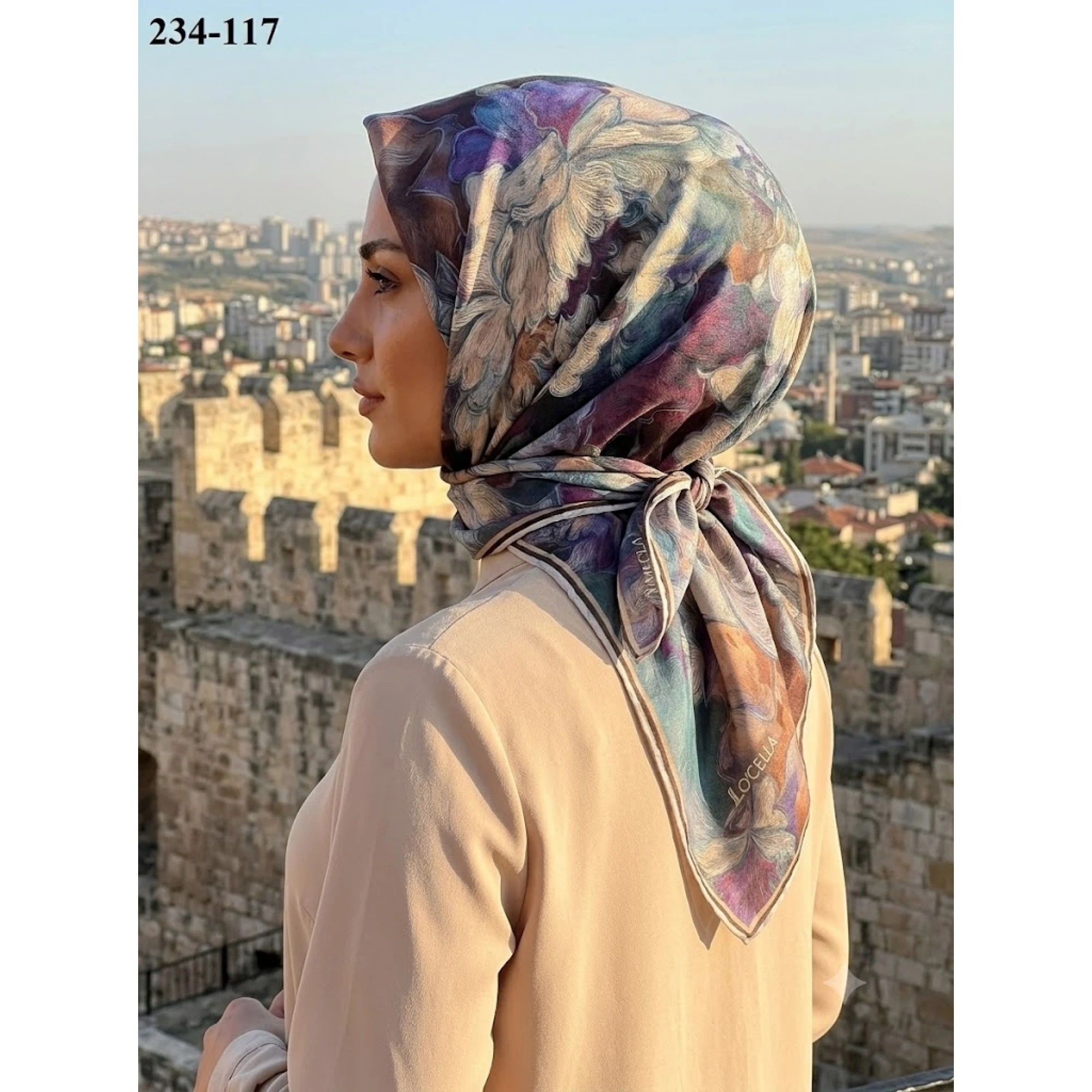 Locella Soft Pamuk Eşarp 234-117
