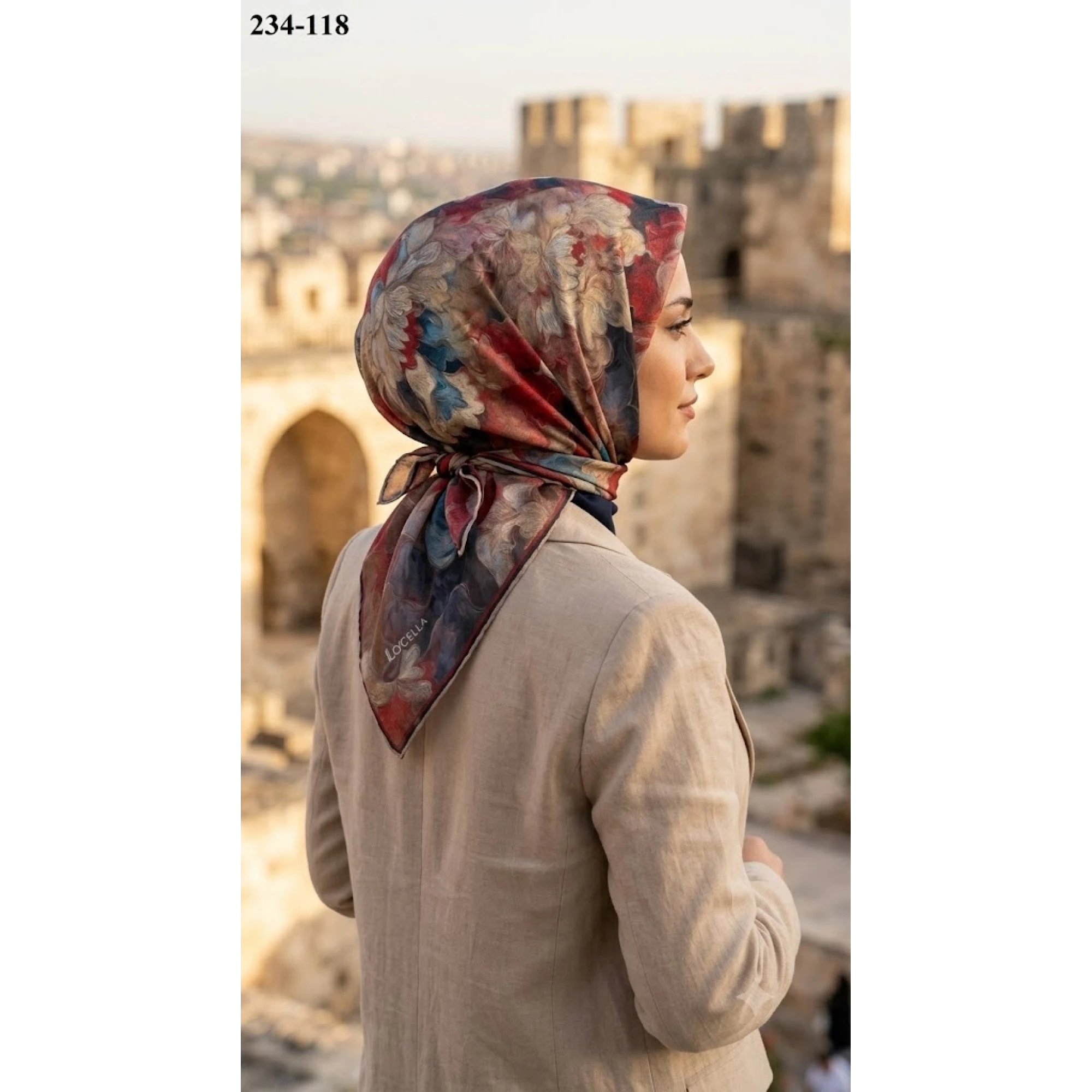Locella Soft Pamuk Eşarp 234-118