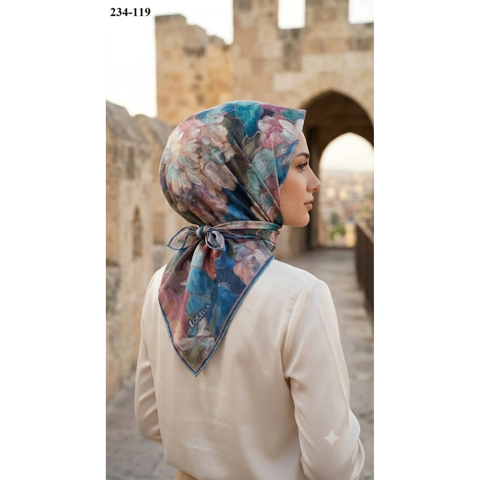 Locella Soft Pamuk Eşarp 234-119