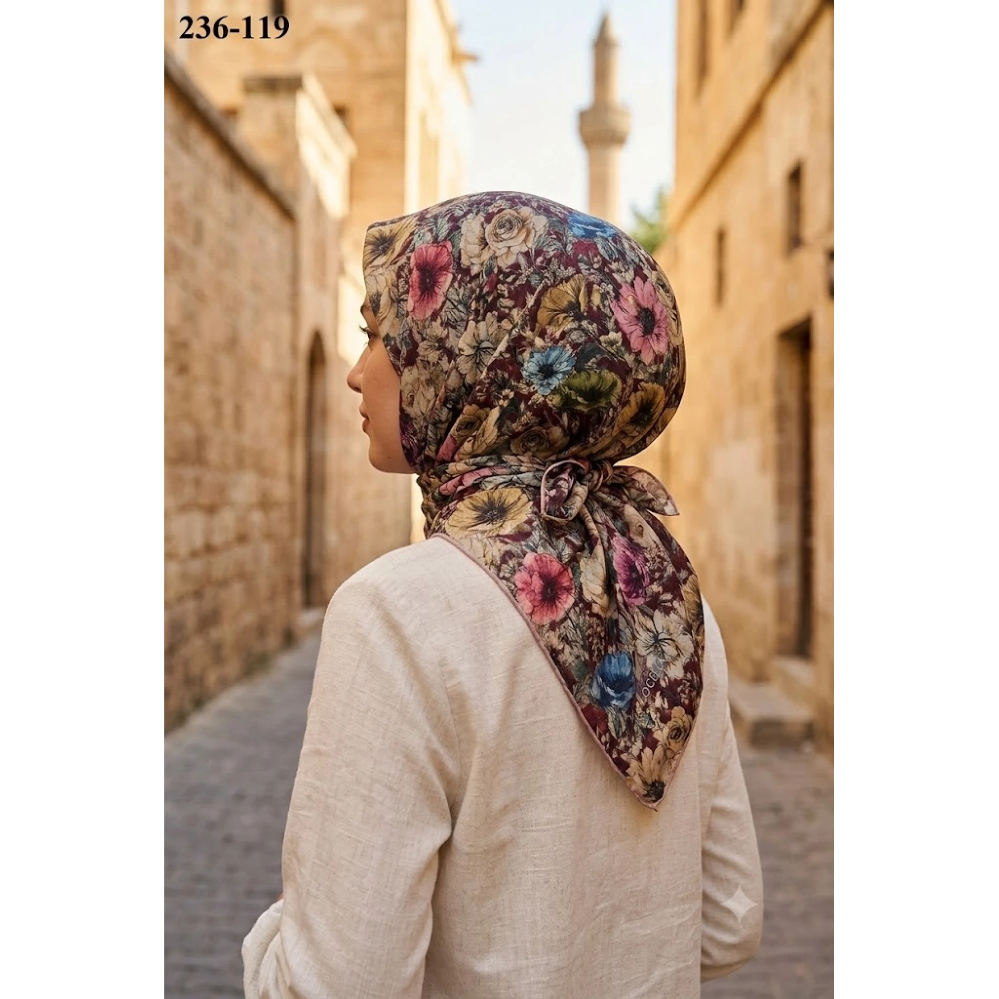 Locella Soft Pamuk Eşarp 236-119
