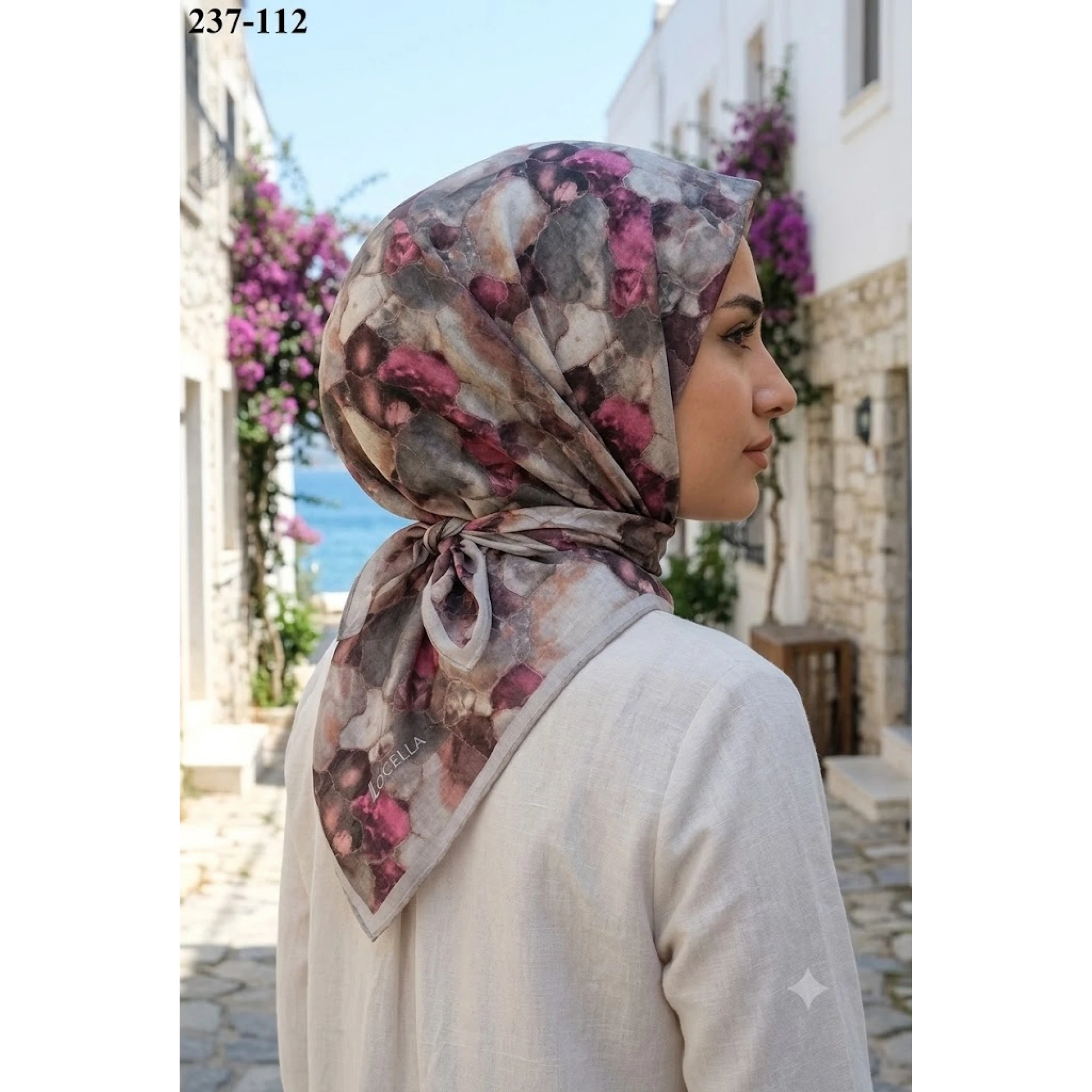Locella Soft Pamuk Eşarp 237-112