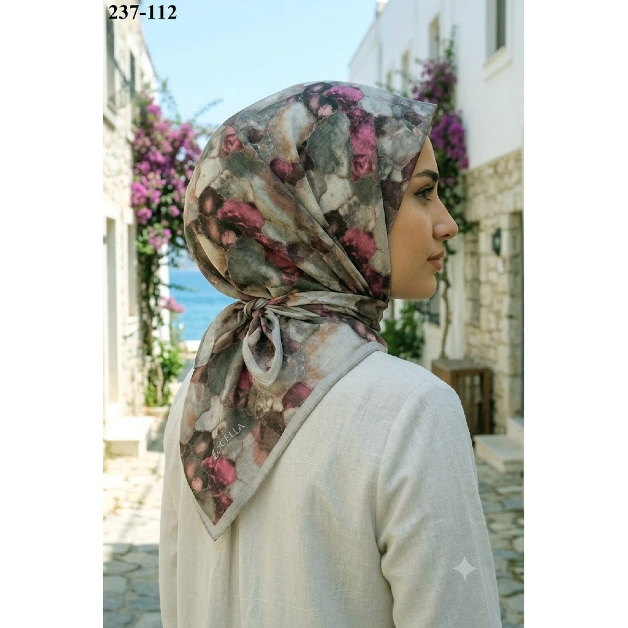 Locella Soft Pamuk Eşarp 237-112