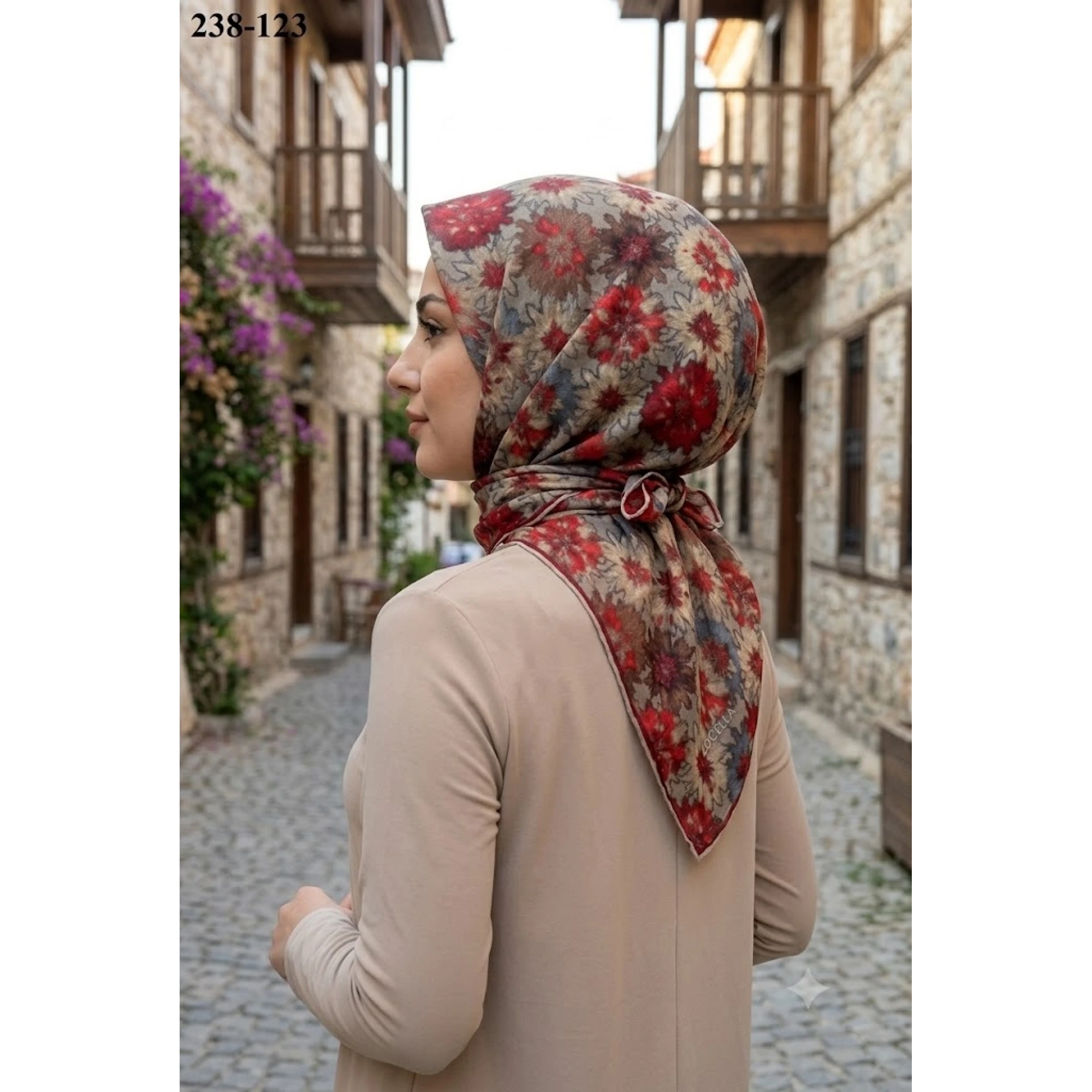 Locella Soft Pamuk Eşarp 238-123