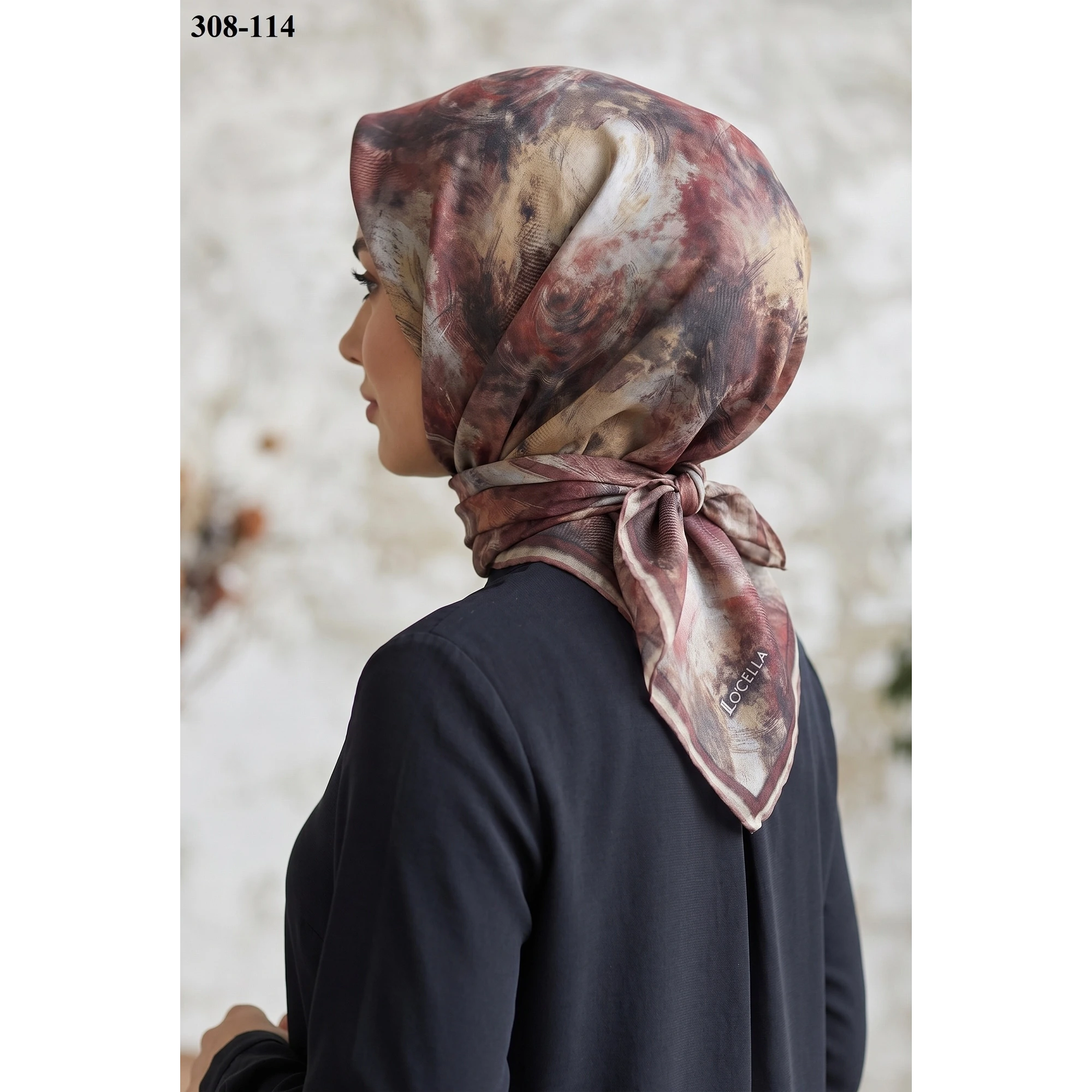 Locella Soft Pamuk Eşarp 308-114