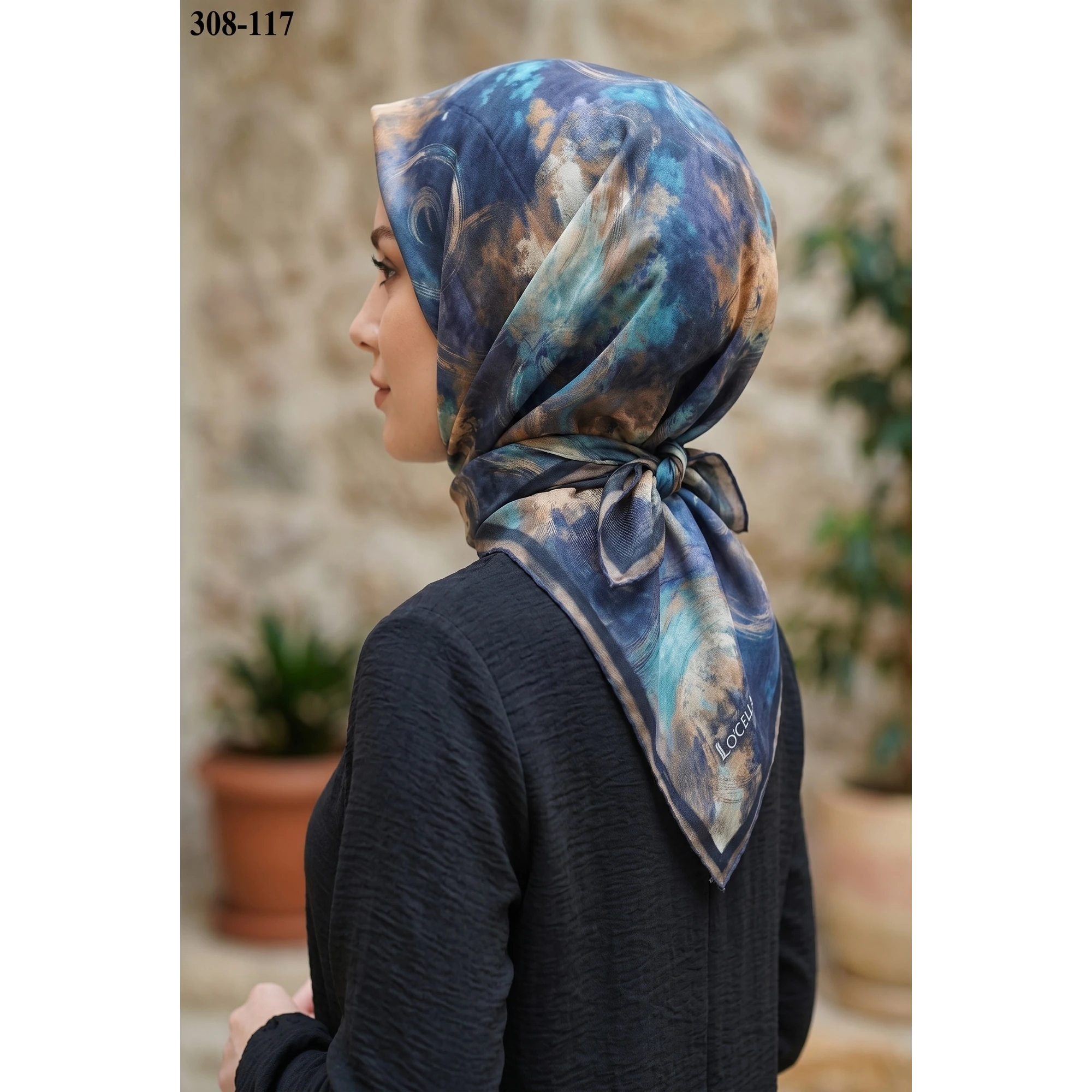 Locella Soft Pamuk Eşarp 308-117