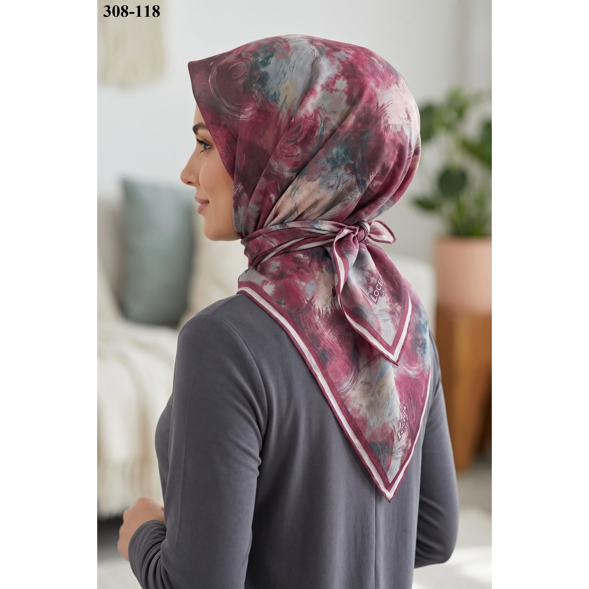 Locella Soft Pamuk Eşarp 308-118
