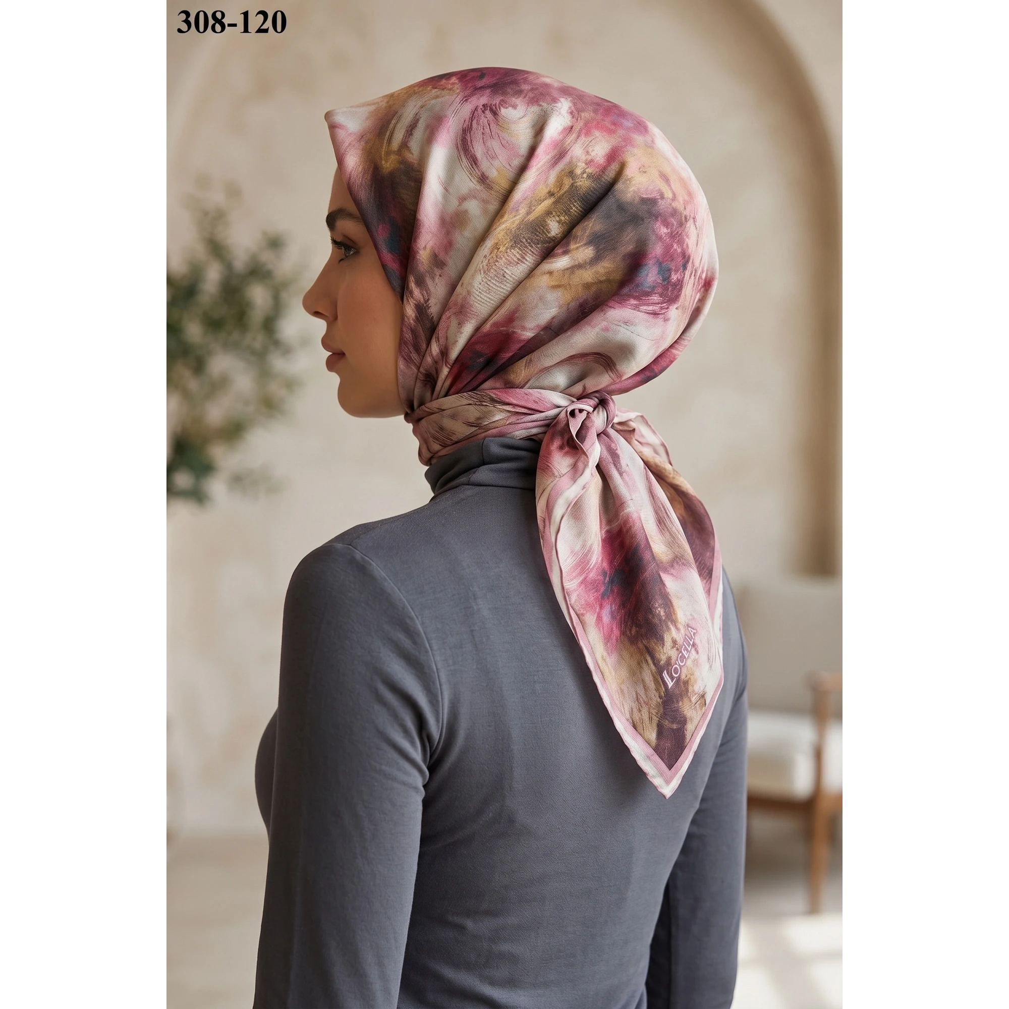 Locella Soft Pamuk Eşarp 308-120