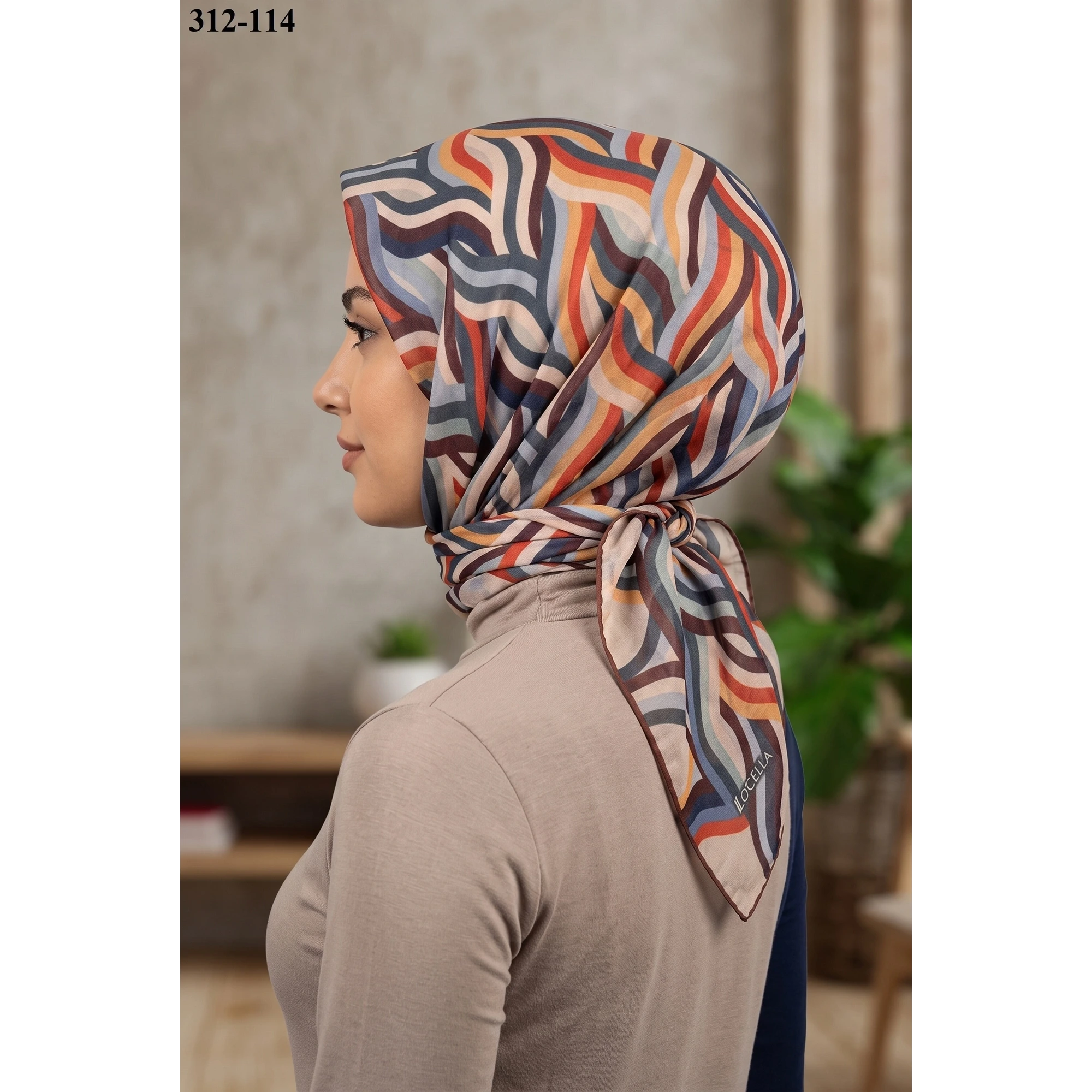Locella Soft Pamuk Eşarp 312-114