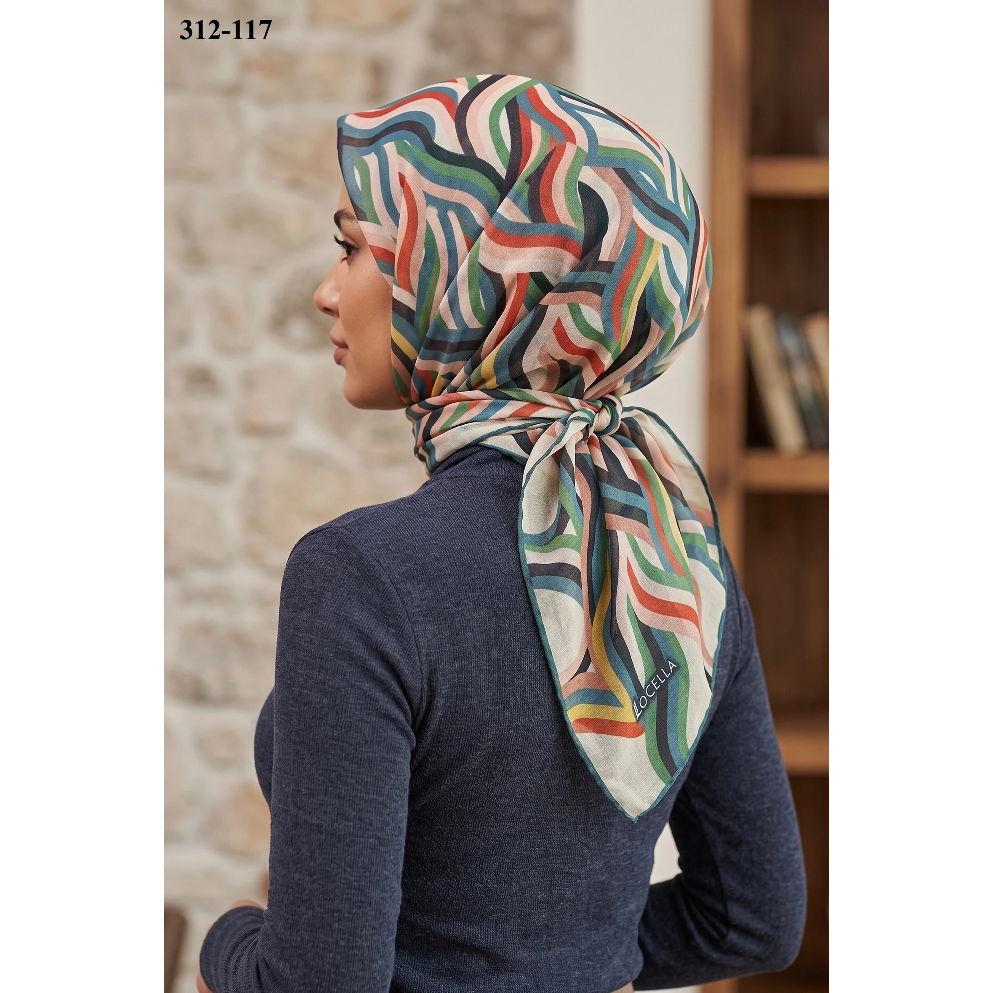 Locella Soft Pamuk Eşarp 312-117