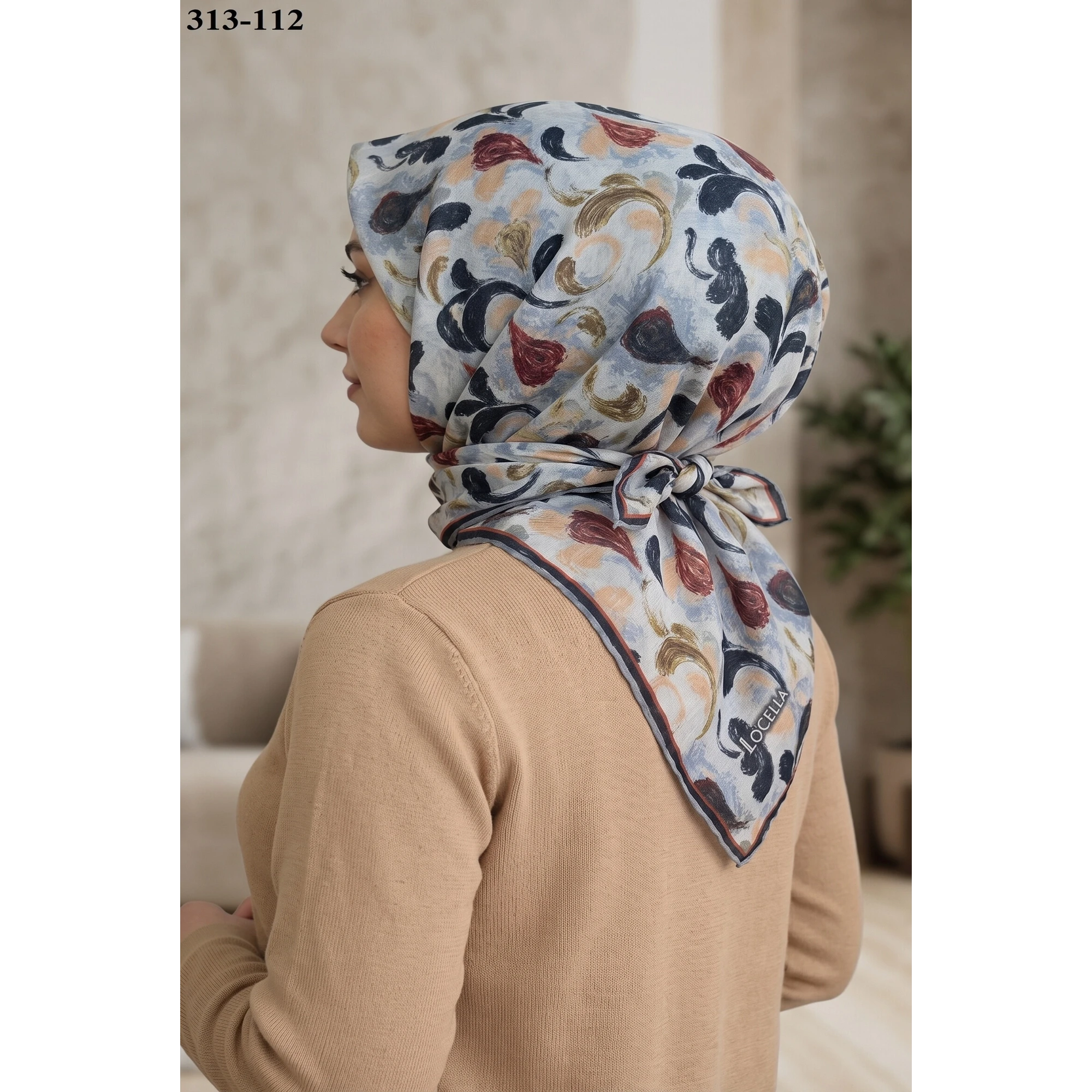 Locella Soft Pamuk Eşarp 313-112