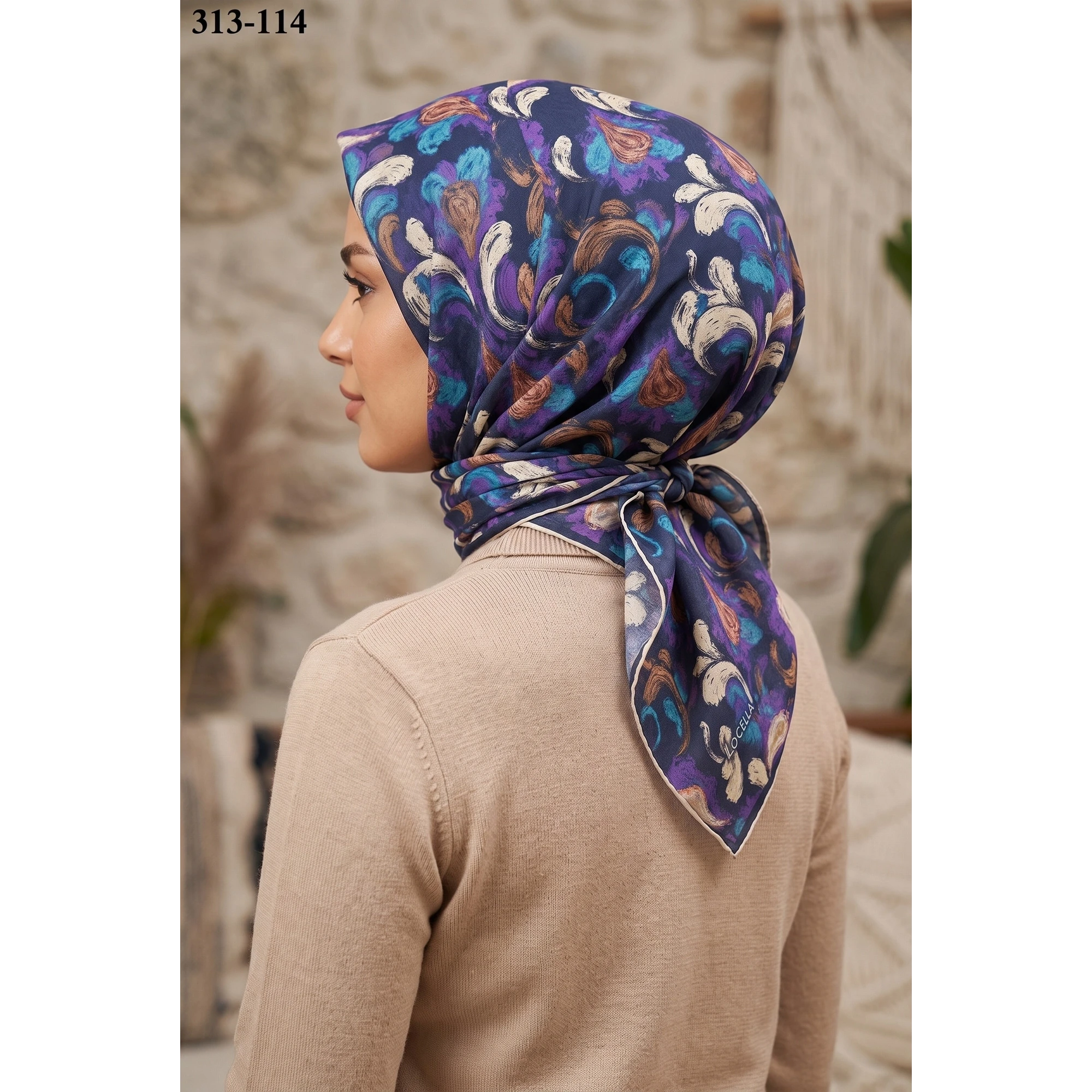 Locella Soft Pamuk Eşarp 313-114