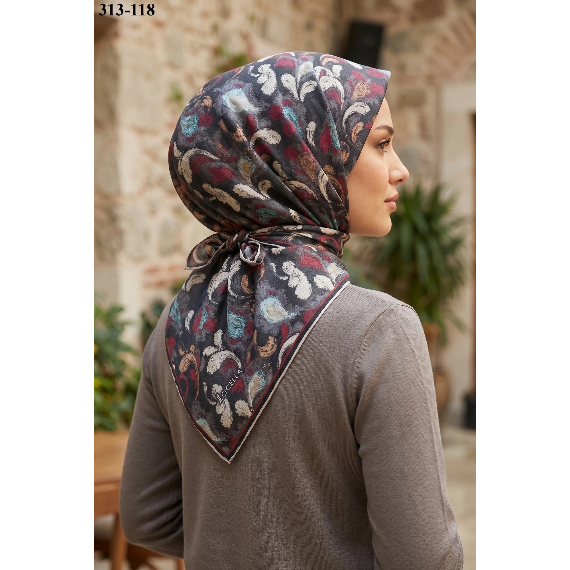 Locella Soft Pamuk Eşarp 313-118