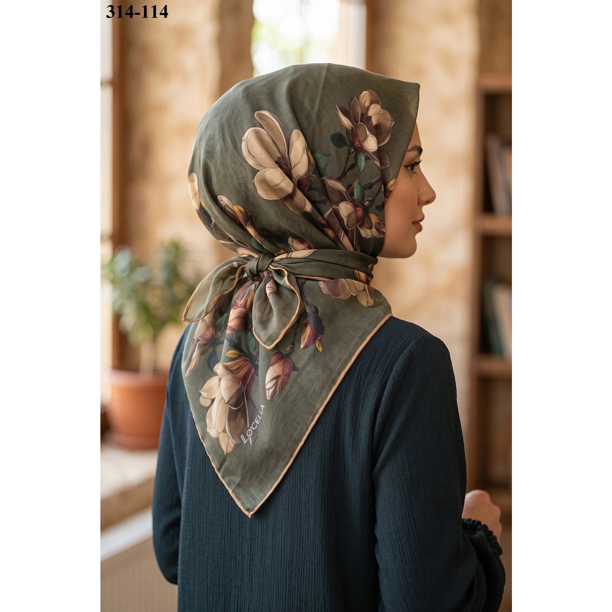 Locella Soft Pamuk Eşarp 314-114