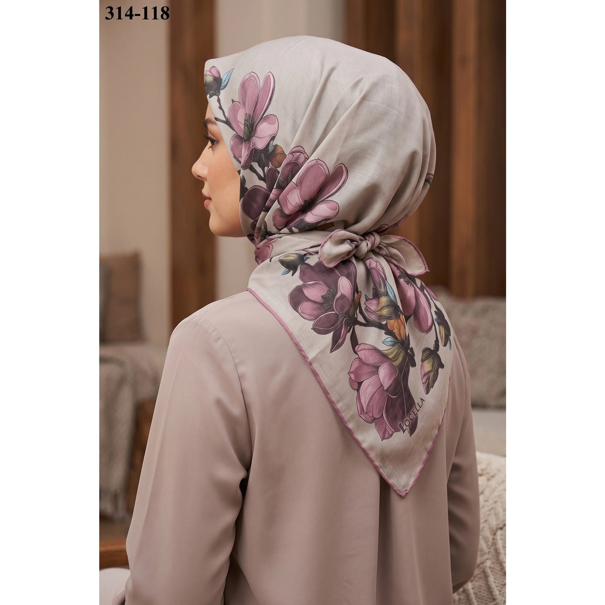 Locella Soft Pamuk Eşarp 314-118