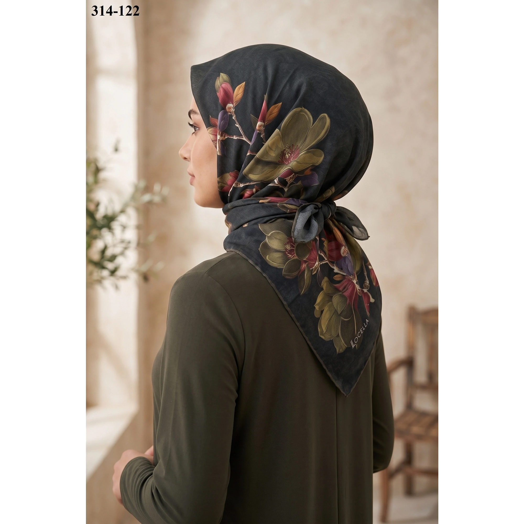 Locella Soft Pamuk Eşarp 314-122