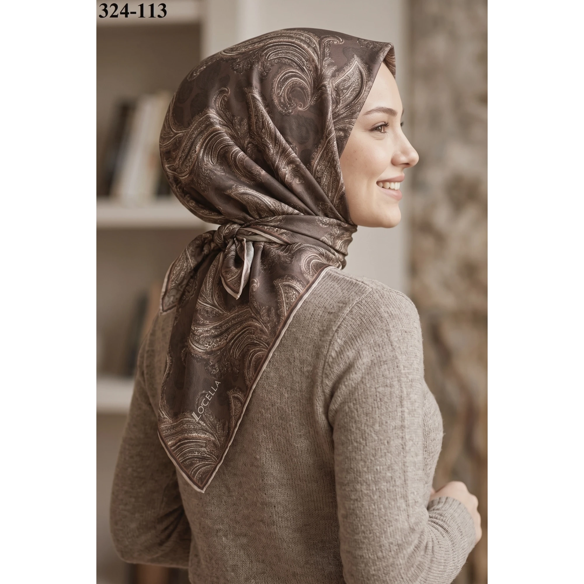 Locella Soft Pamuk Eşarp 324-113