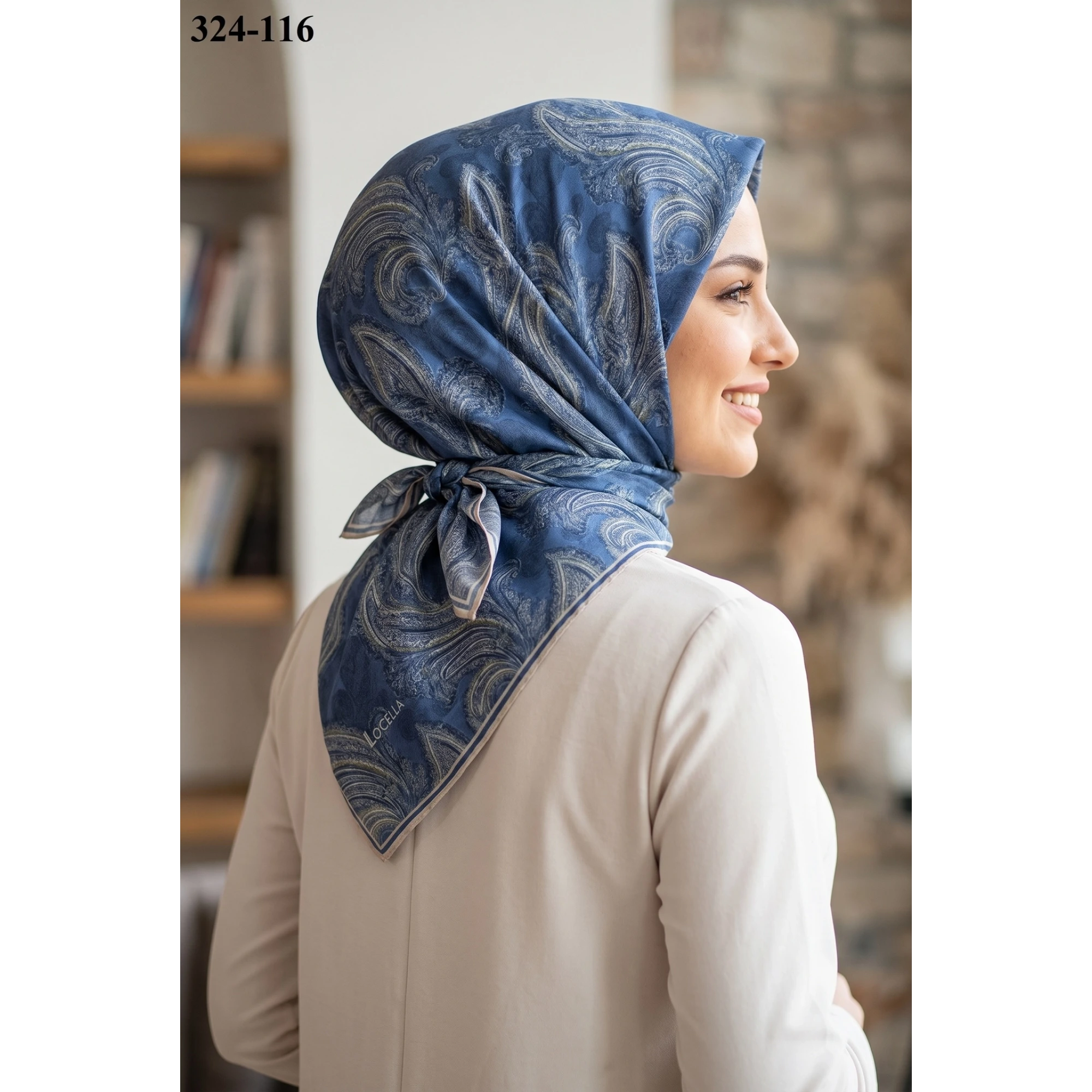 Locella Soft Pamuk Eşarp 324-116