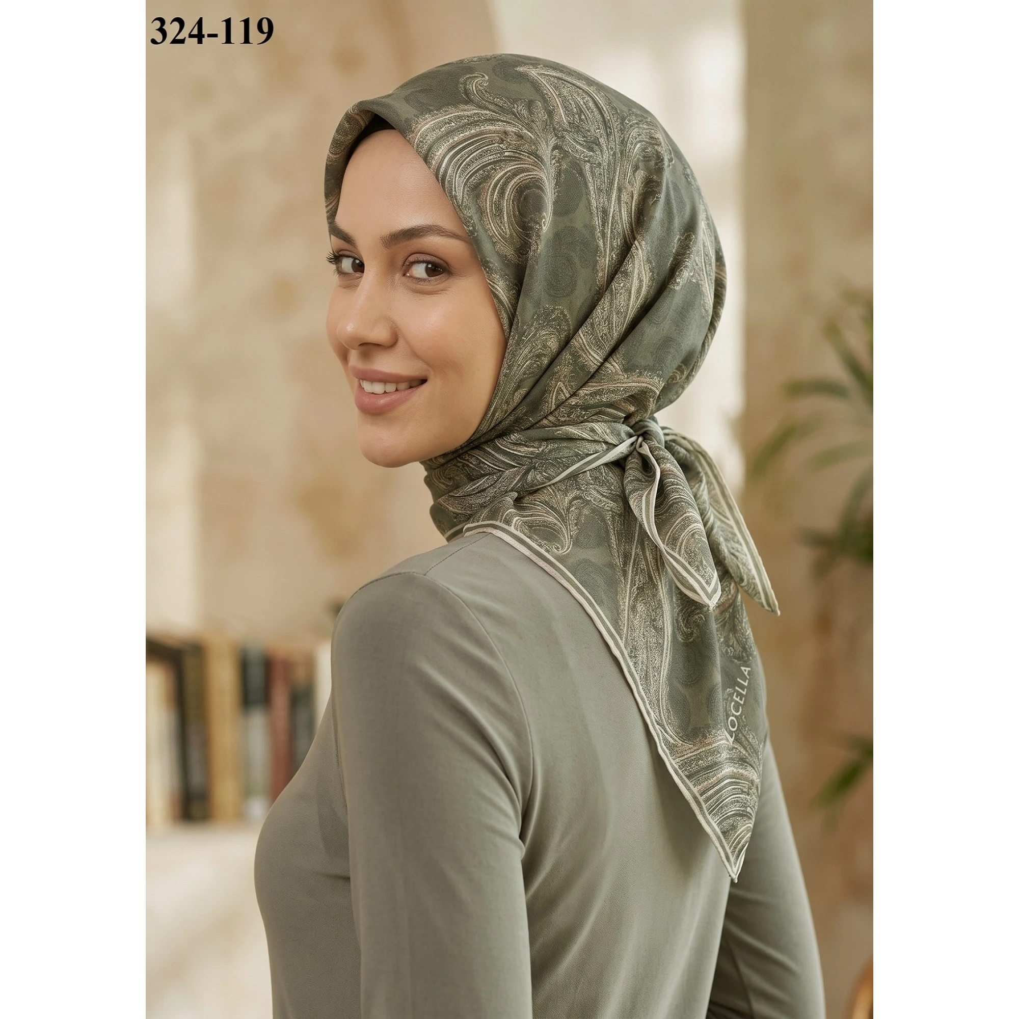 Locella Soft Pamuk Eşarp 324-119
