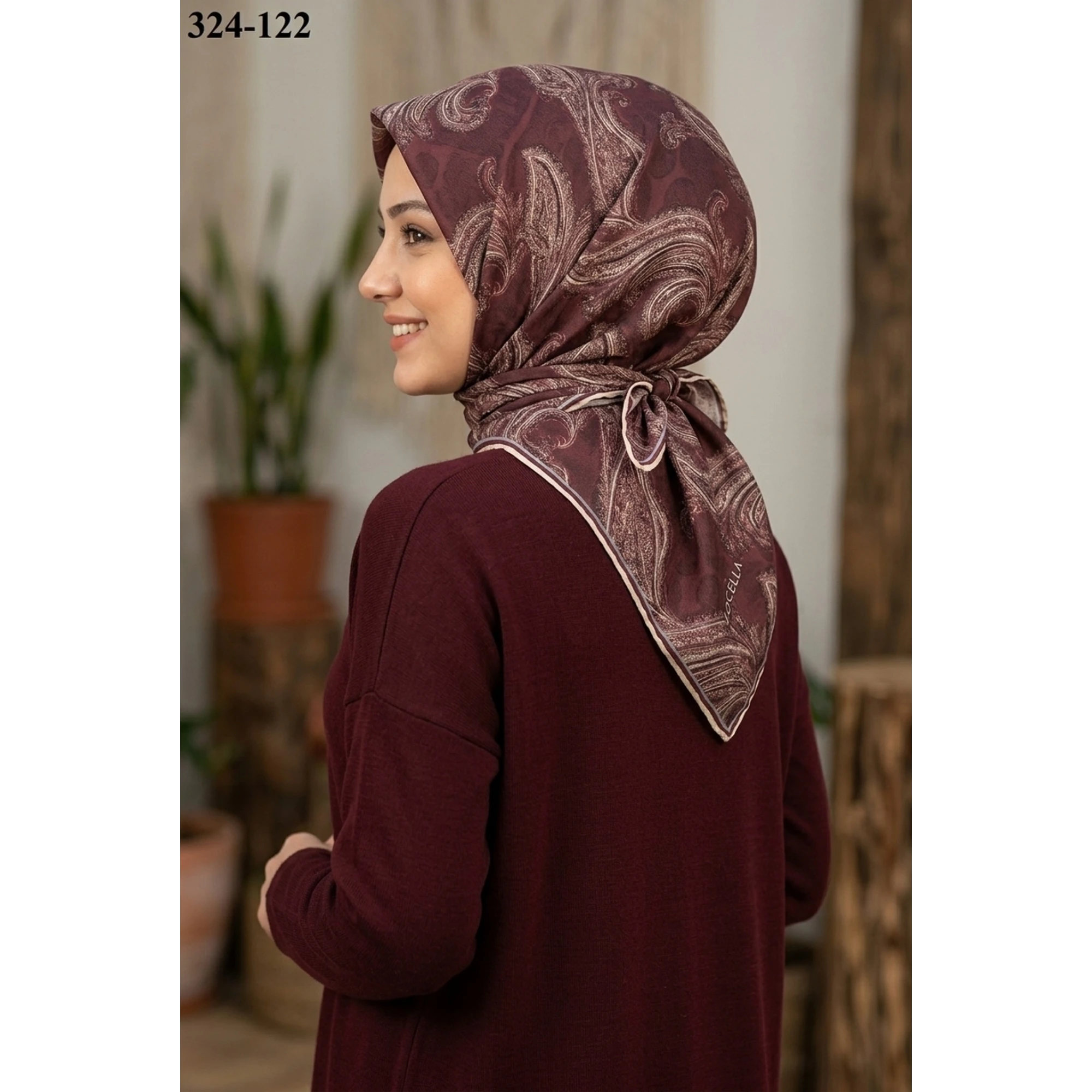 Locella Soft Pamuk Eşarp 324-122